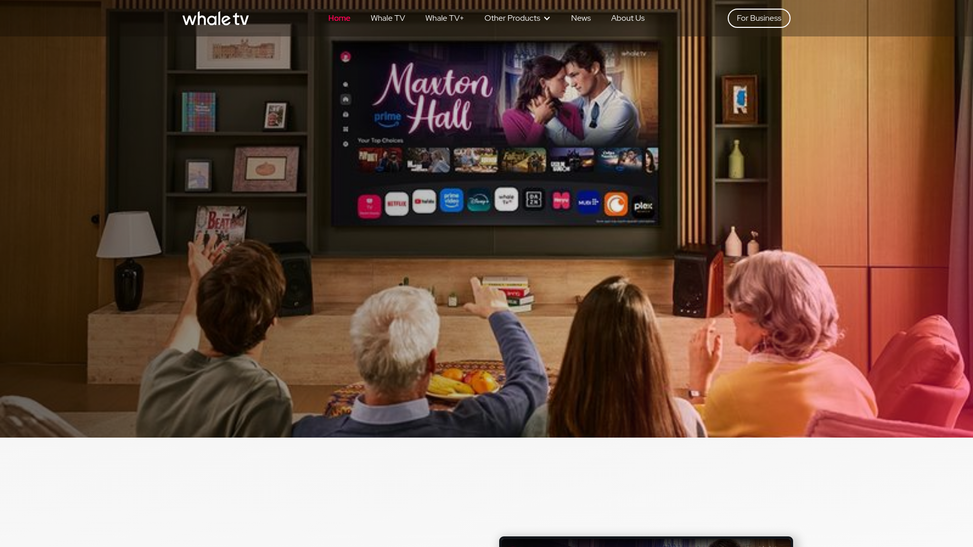 website screenshot of https://zeasn.tv