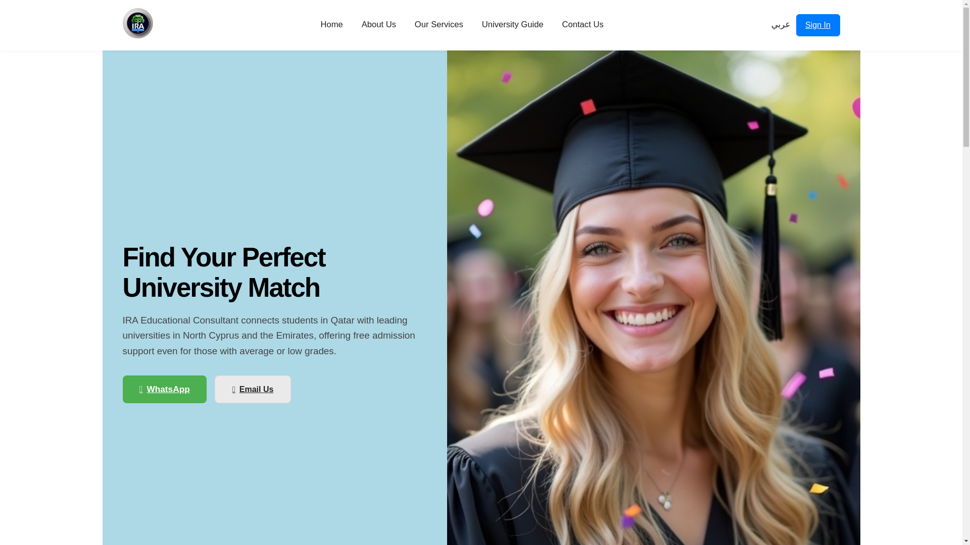 website screenshot of https://ira-educational-consultant-marketing.pages.dev/