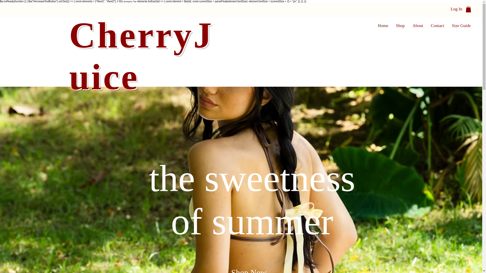 website screenshot of https://cherry--juice.com/