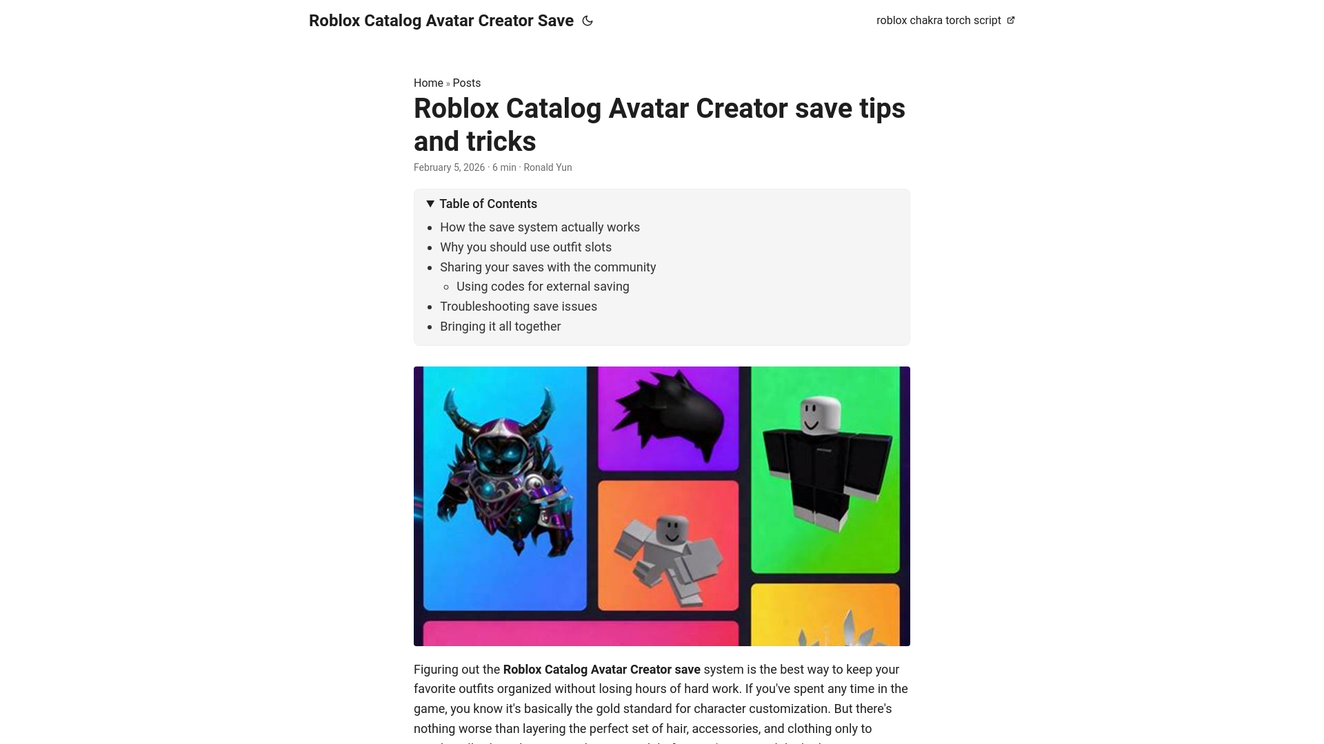 website screenshot of https://roblox-catalog-avatar-creator-save.pages.dev/