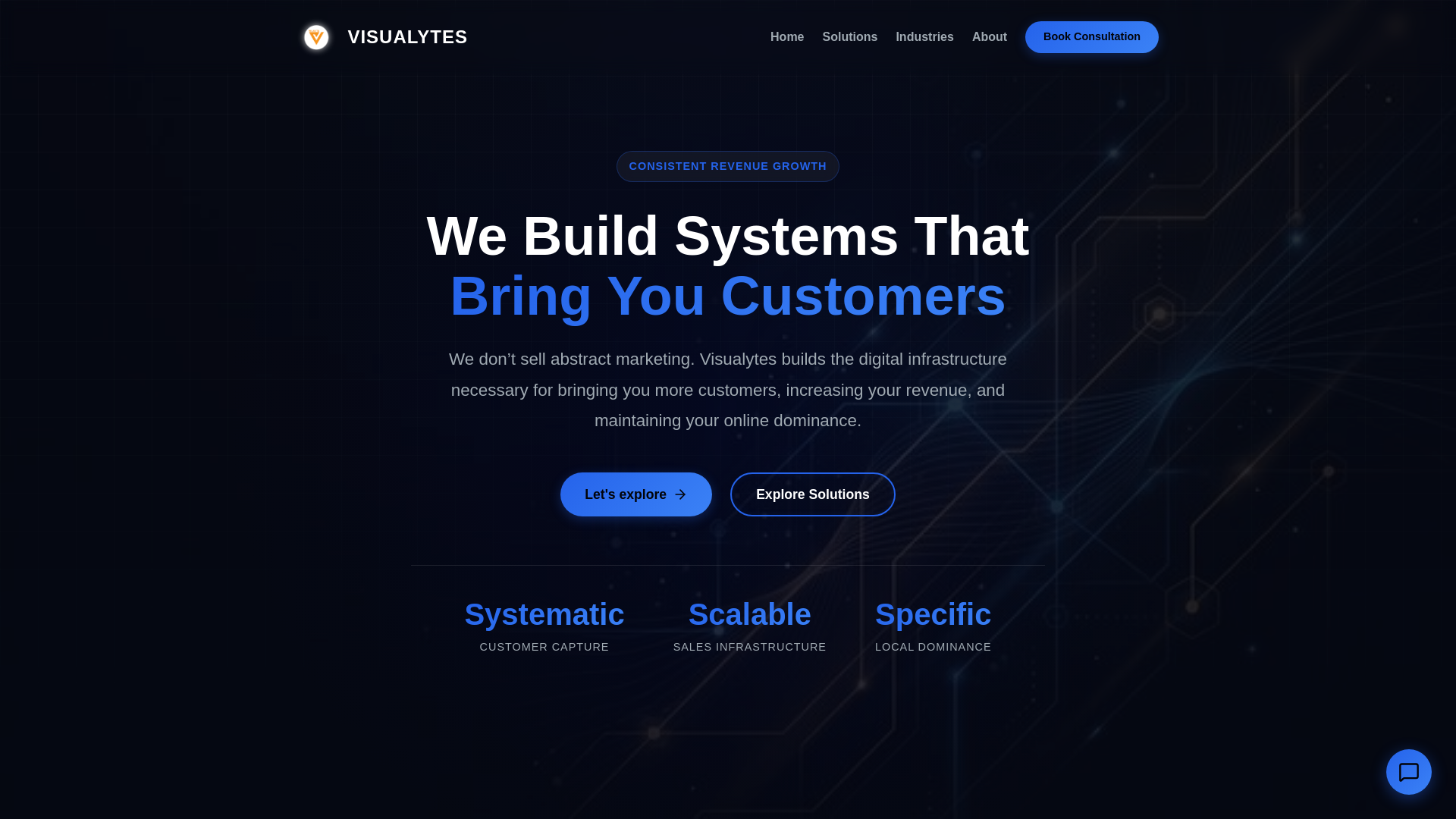 website screenshot of https://visualytes.online/