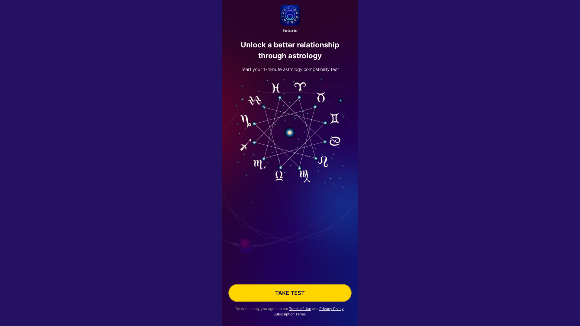 website screenshot of https://horoscope-survey.pages.dev/