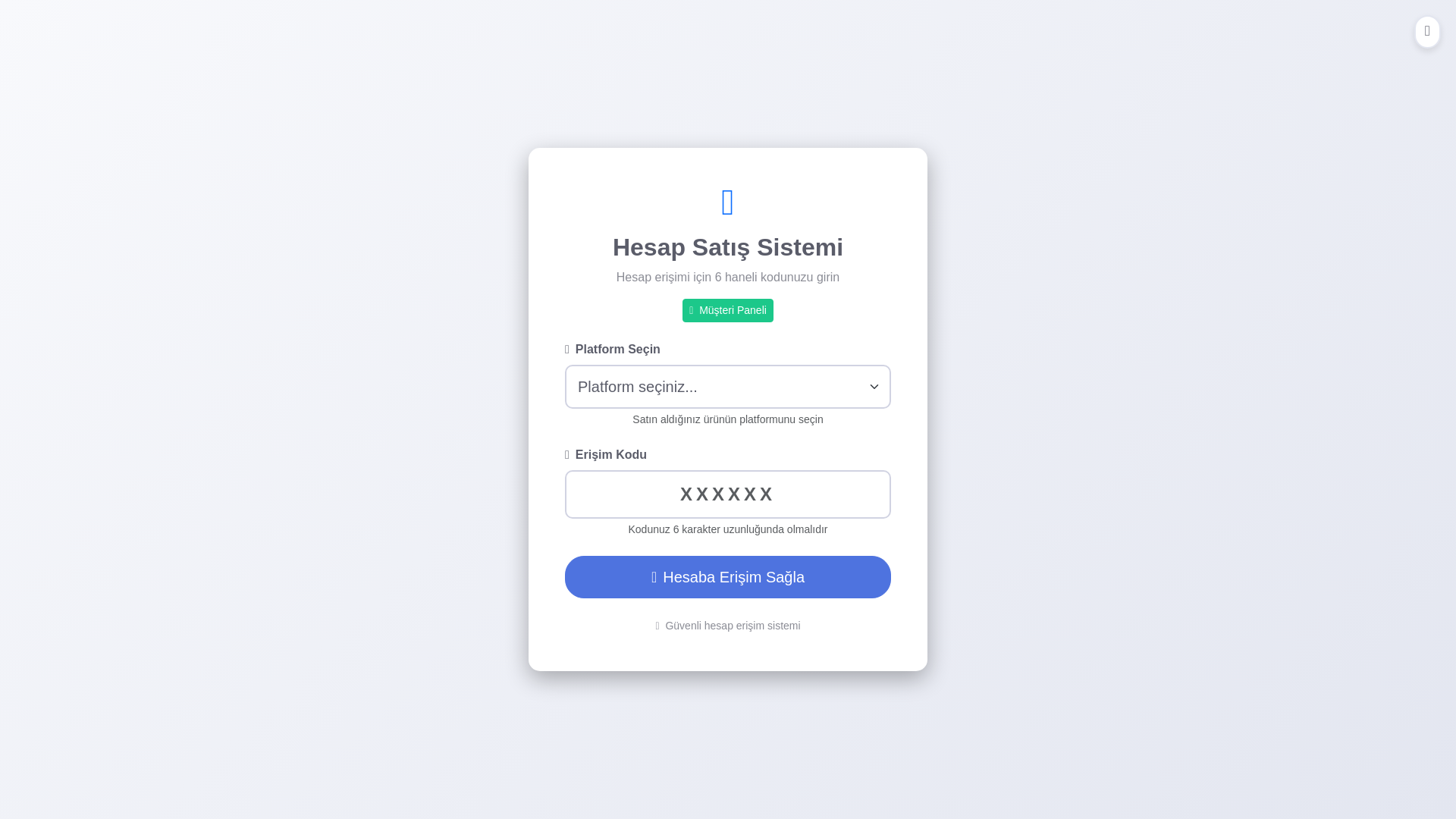 website screenshot of https://hesabinial.com.tr/