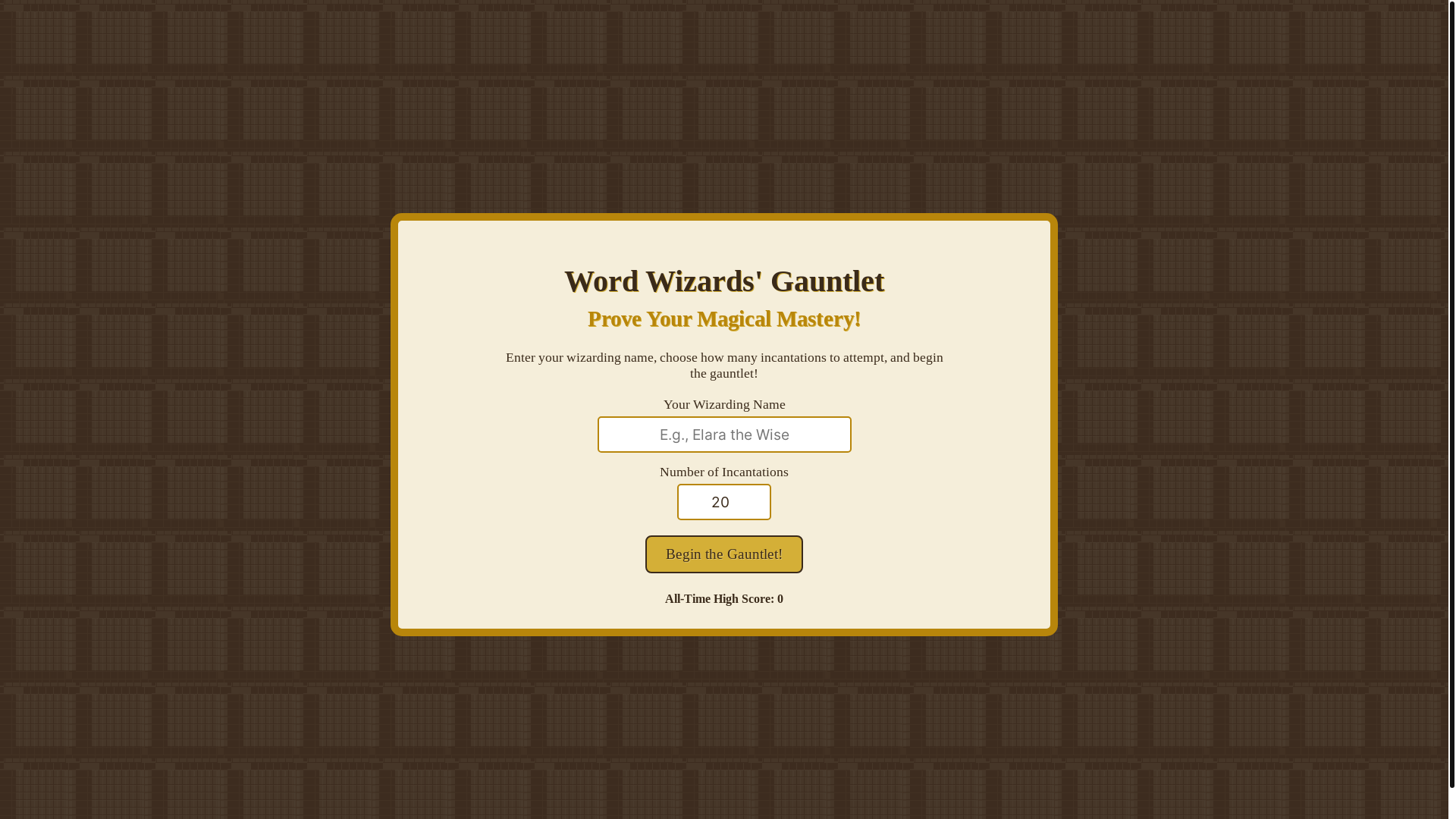 website screenshot of https://challengewords.pages.dev/