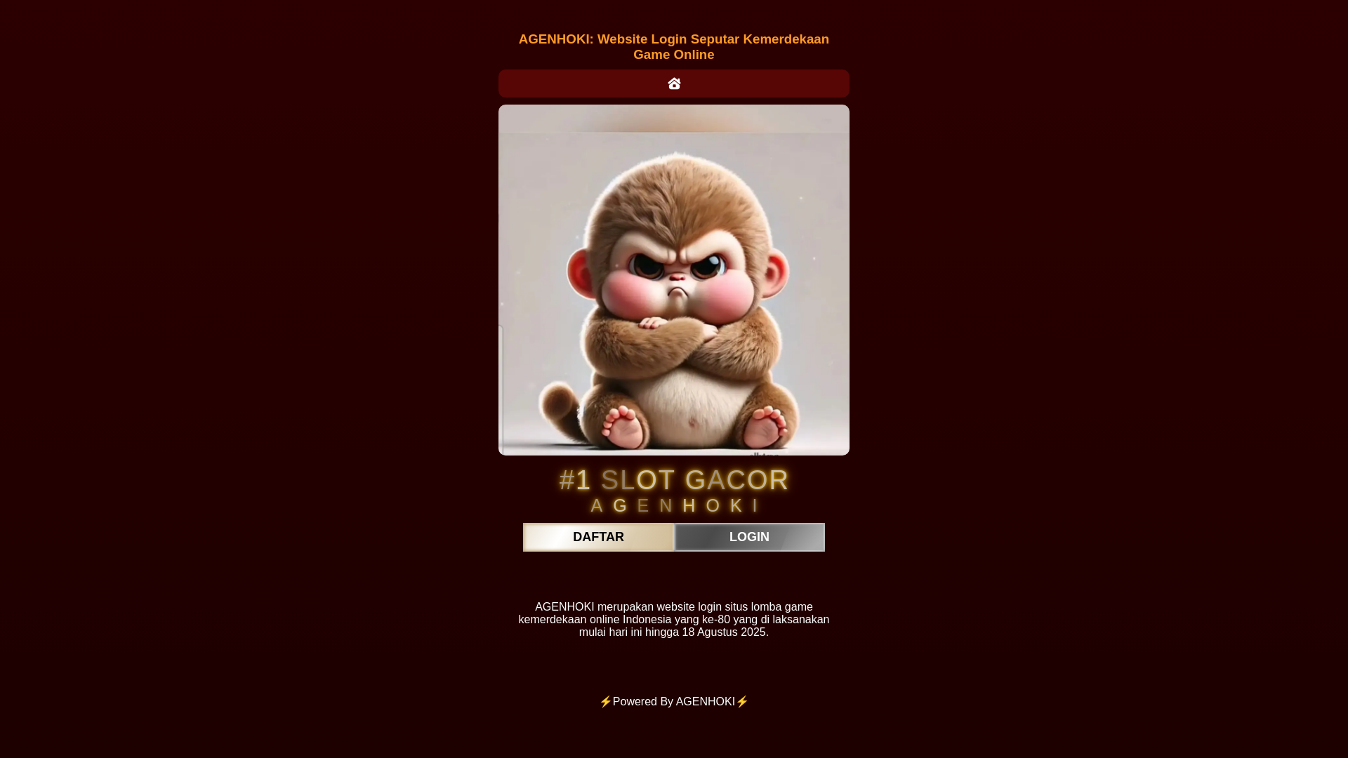 website screenshot of https://agenhoki-belajarnet.pages.dev/