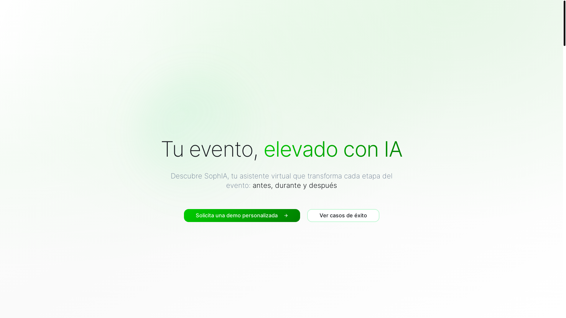 website screenshot of https://sophia.com.es/