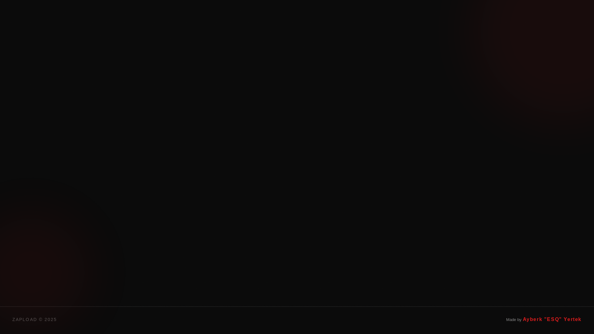 website screenshot of https://zapload.pages.dev/
