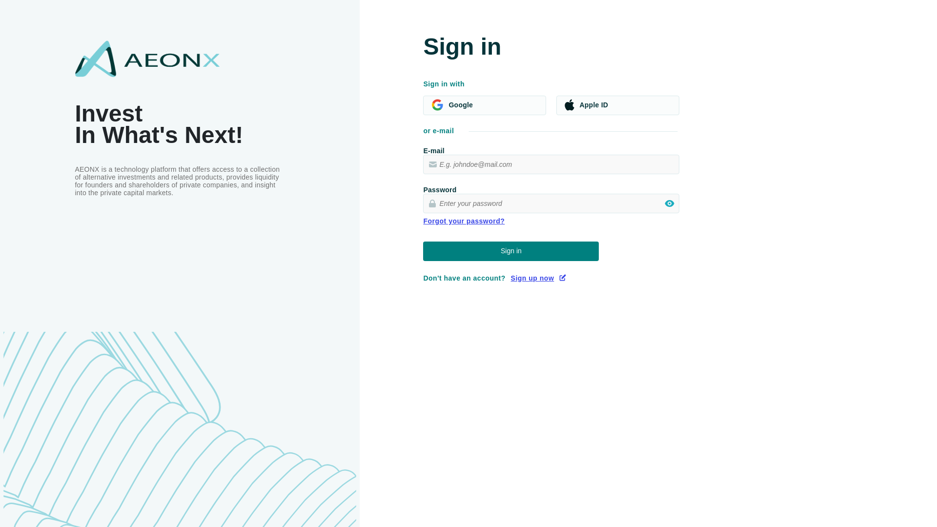 website screenshot of https://aeon-front.pages.dev/