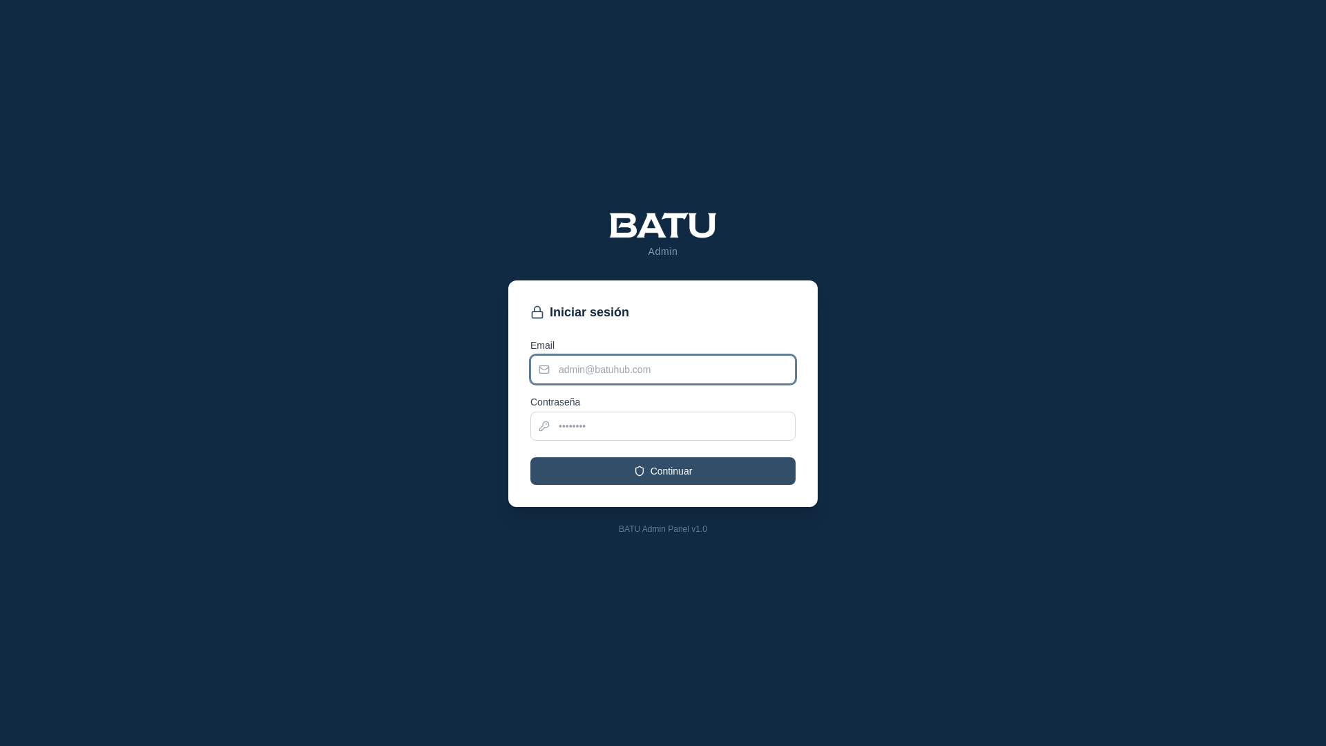 website screenshot of https://batu-admin.pages.dev/
