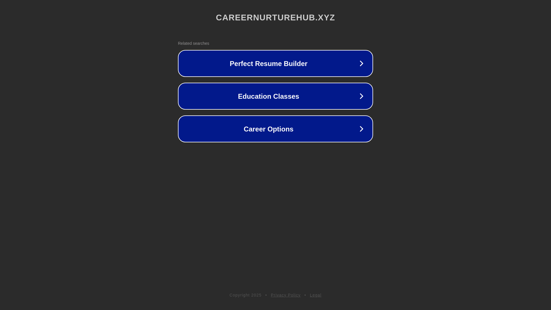 website screenshot of https://careernurturehub.xyz/