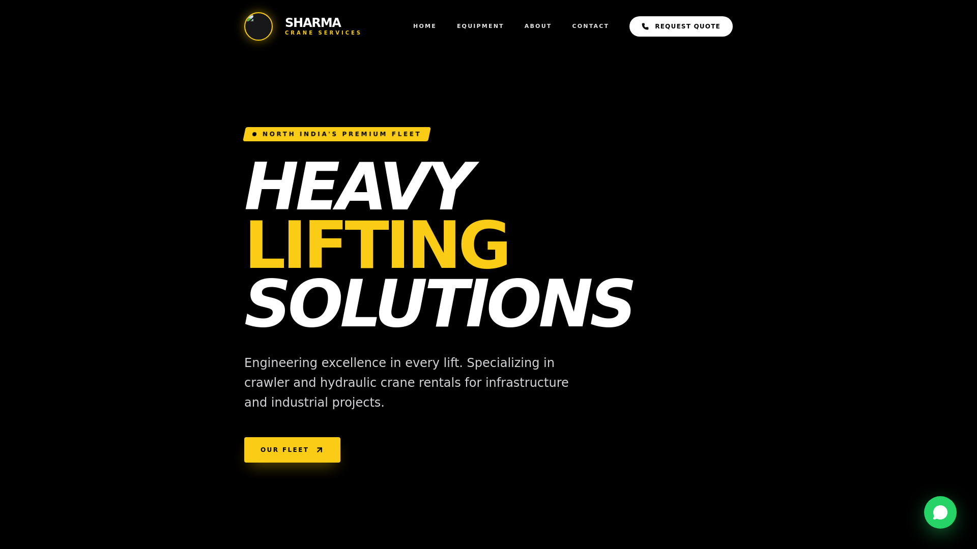 website screenshot of https://sharma-crane.pages.dev/