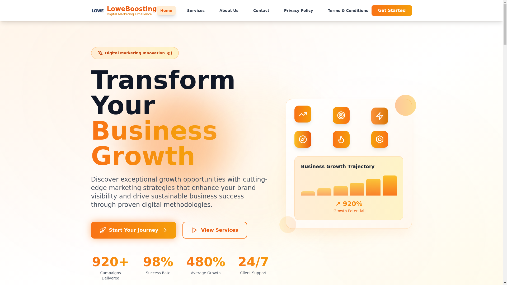 website screenshot of https://loweboosting.site/