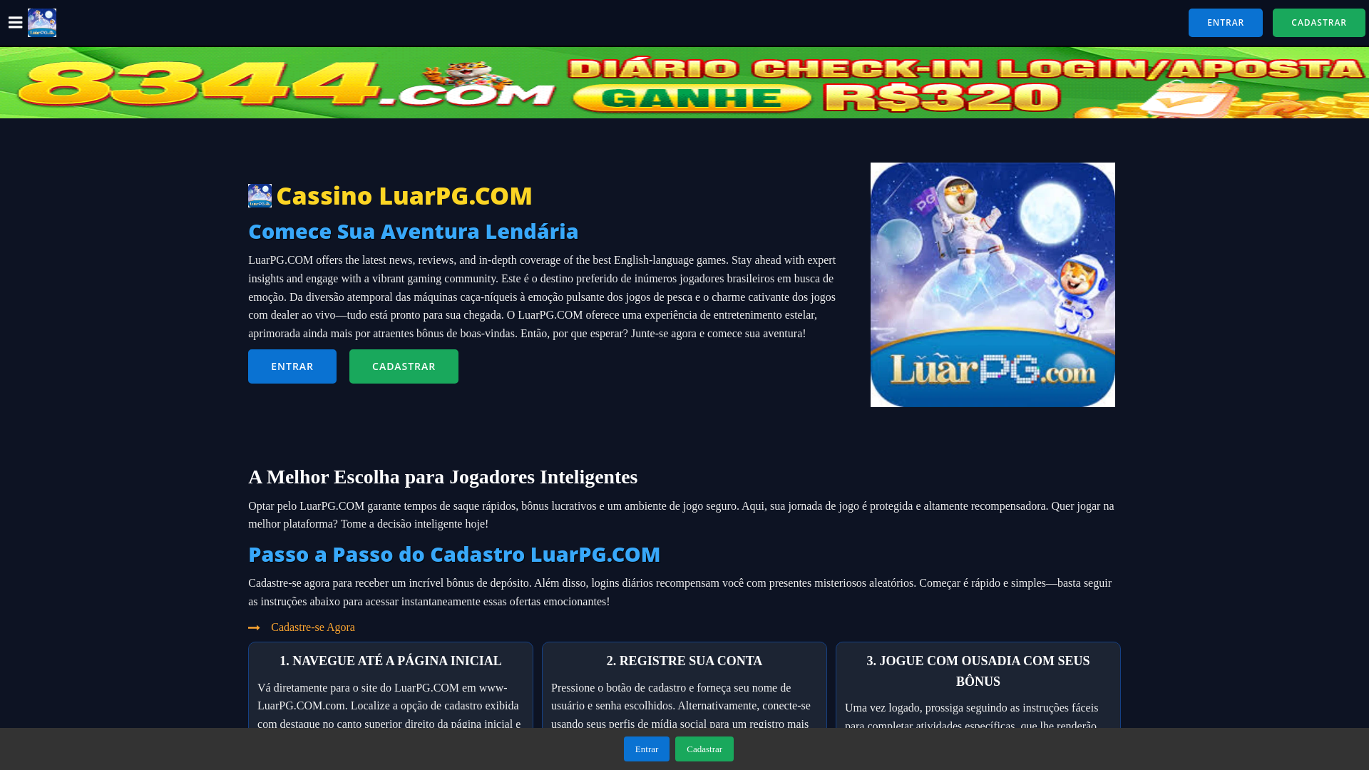 website screenshot of https://luarpg88.com/