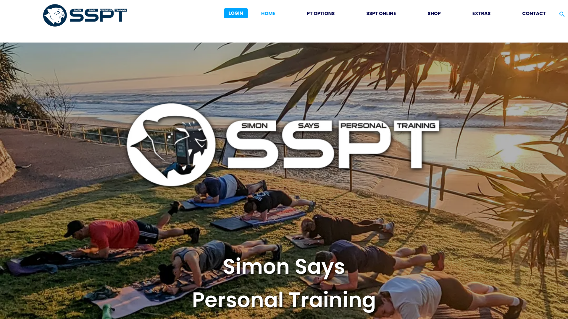 website screenshot of https://simonsayspt.au/