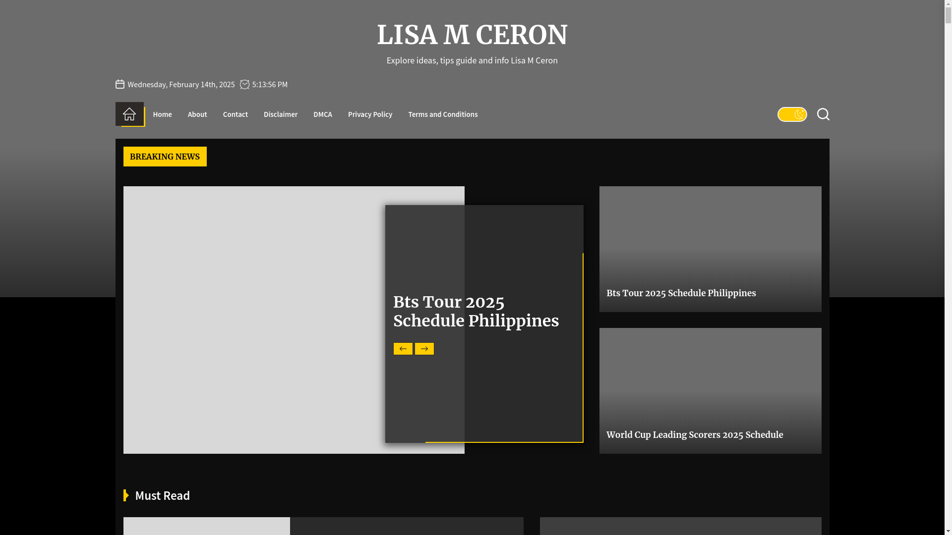 website screenshot of https://lisamceronb.pages.dev/