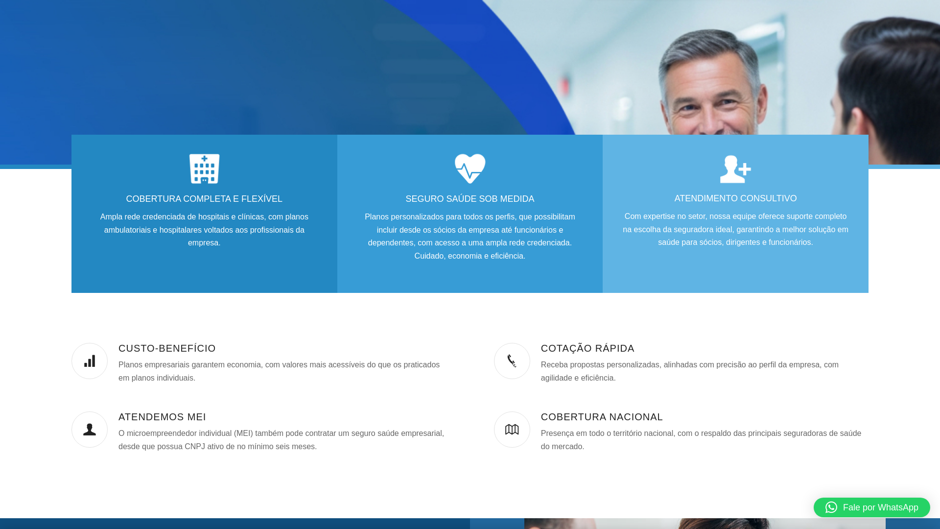 website screenshot of https://planosaudeagoraonline.com.br/