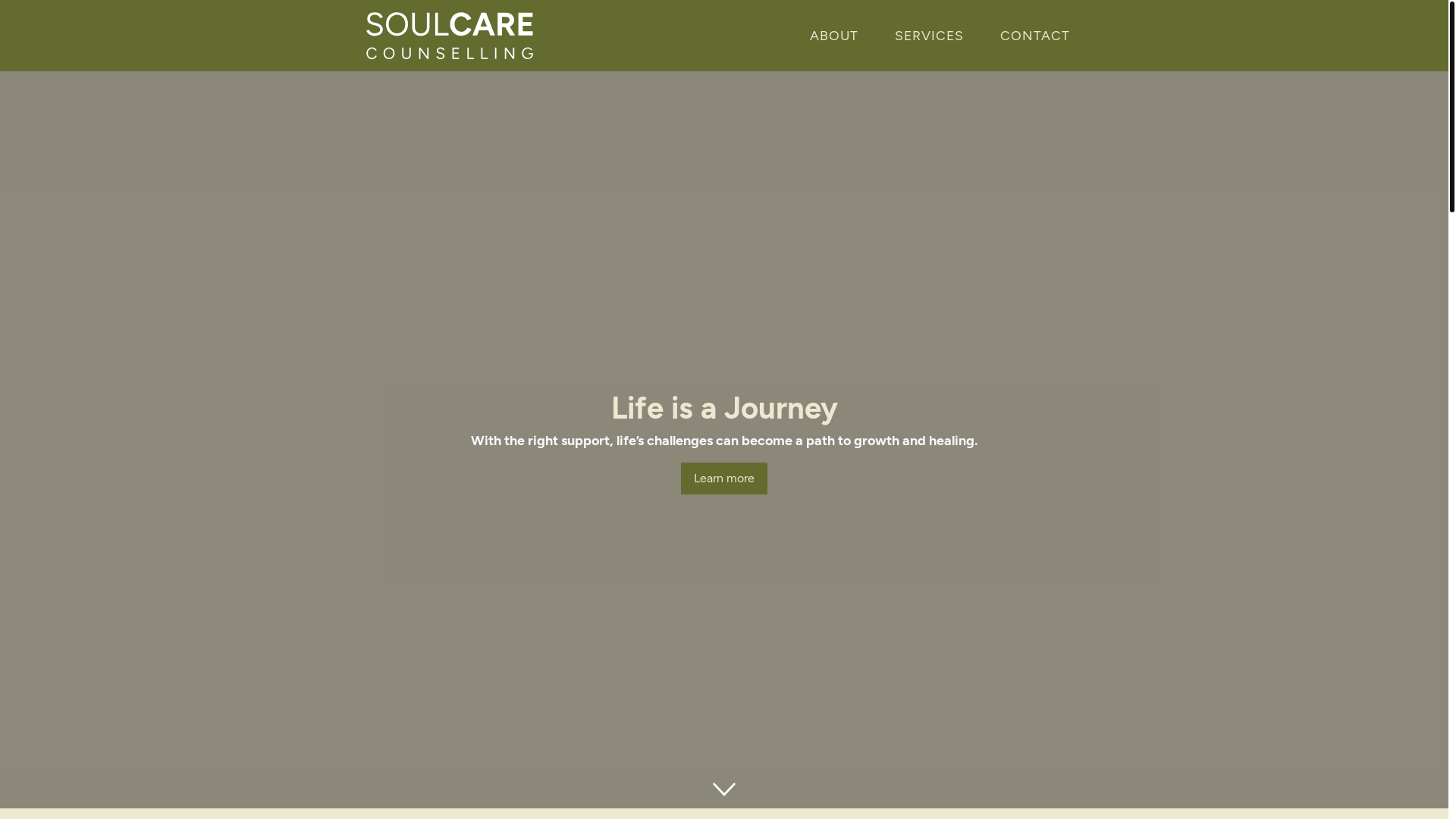 website screenshot of https://soulcarecounseling.ca/