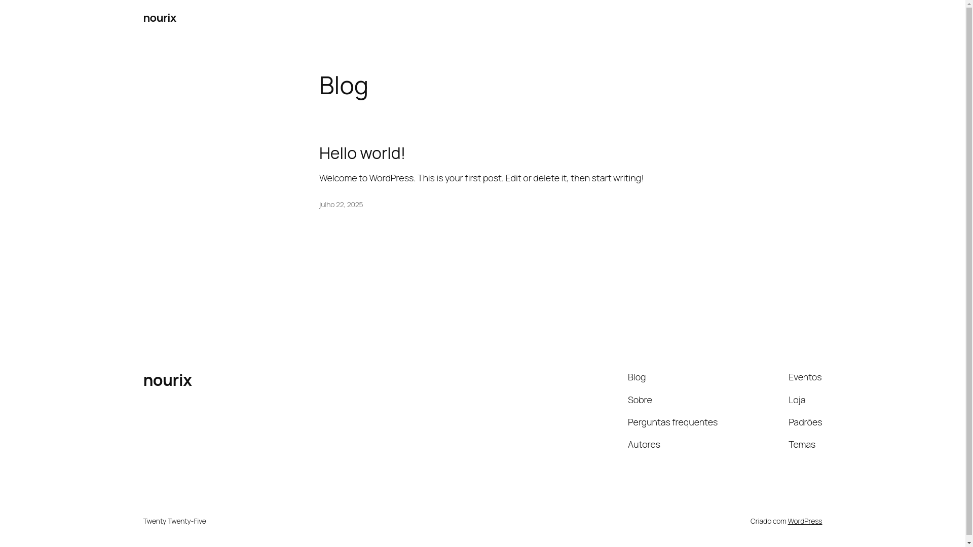 website screenshot of https://nourixavisfr.shop/