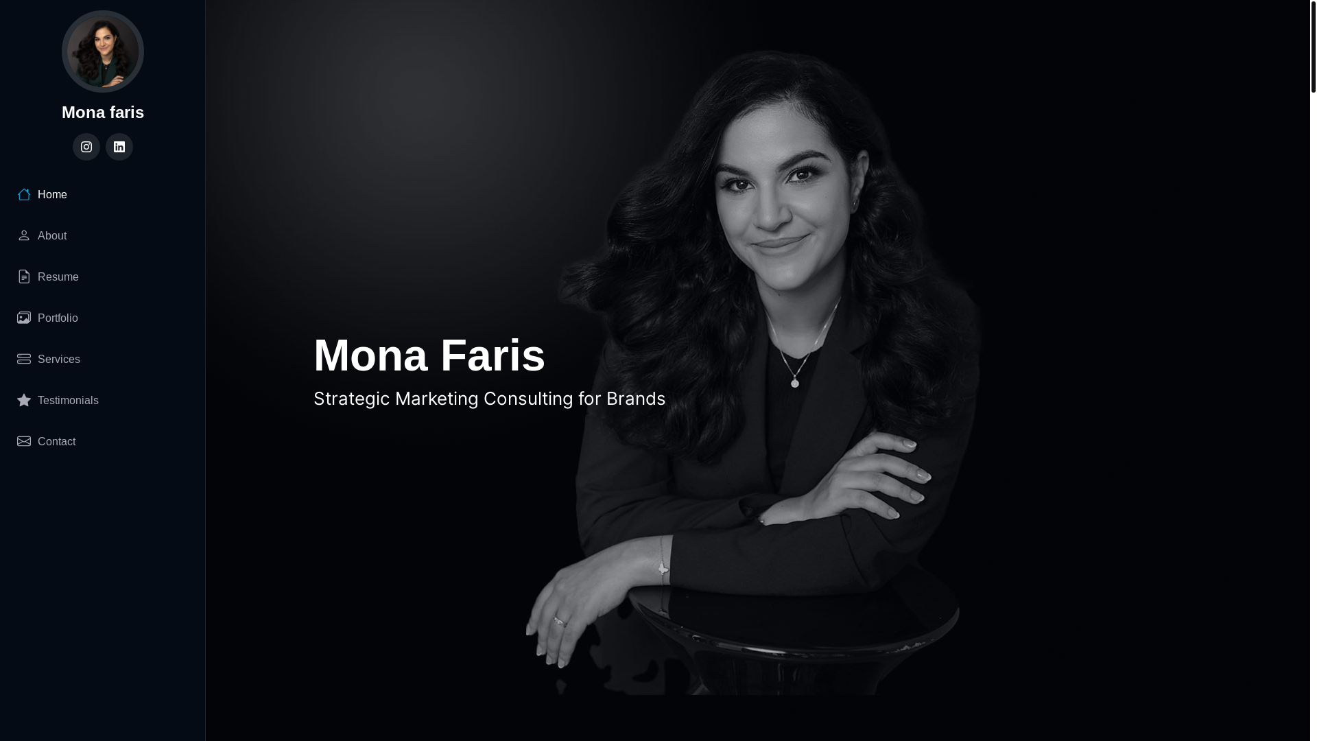 website screenshot of https://monafaris-com.pages.dev/