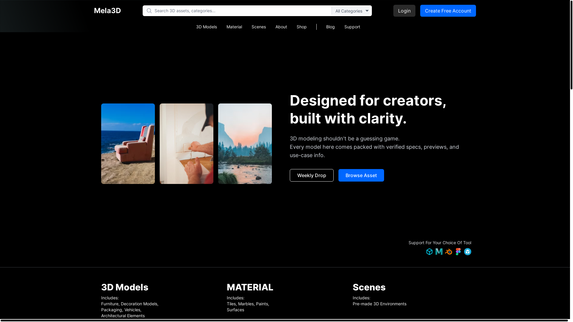 website screenshot of https://melaone-staging.pages.dev/