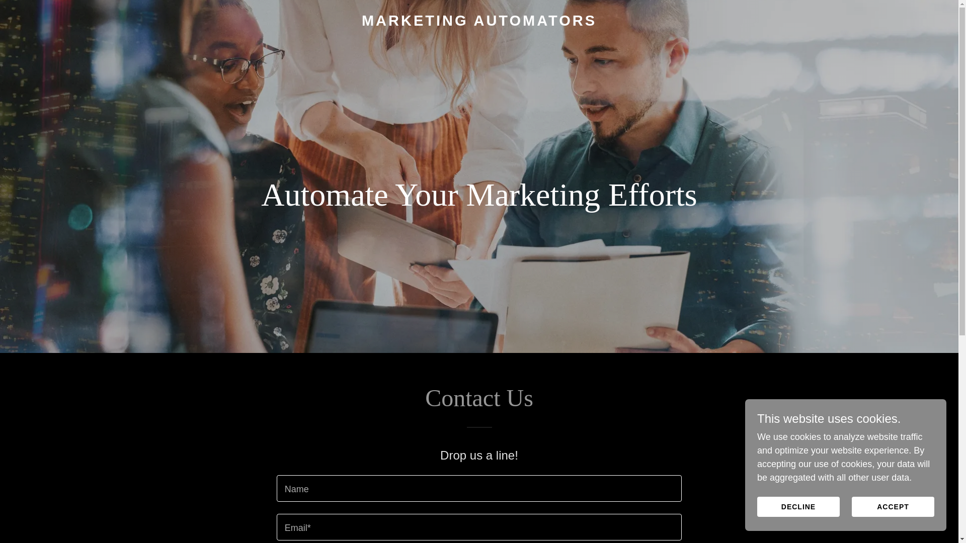 website screenshot of https://marketing-automators.com/