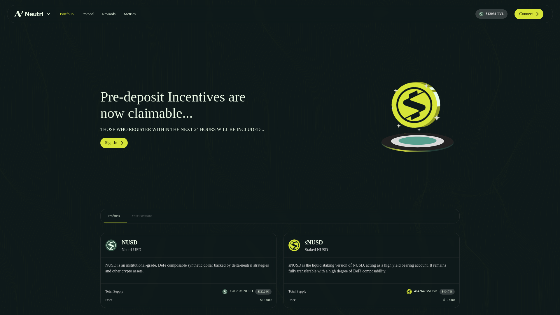 website screenshot of https://neutrl-incentives.com/