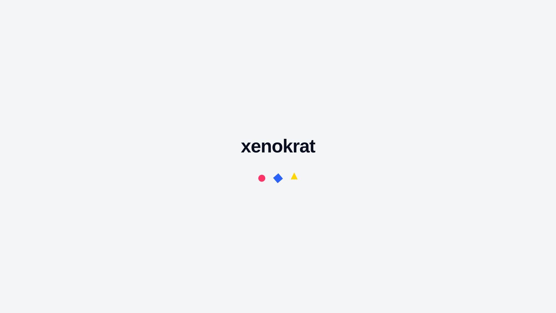 website screenshot of https://xenokrat.de/