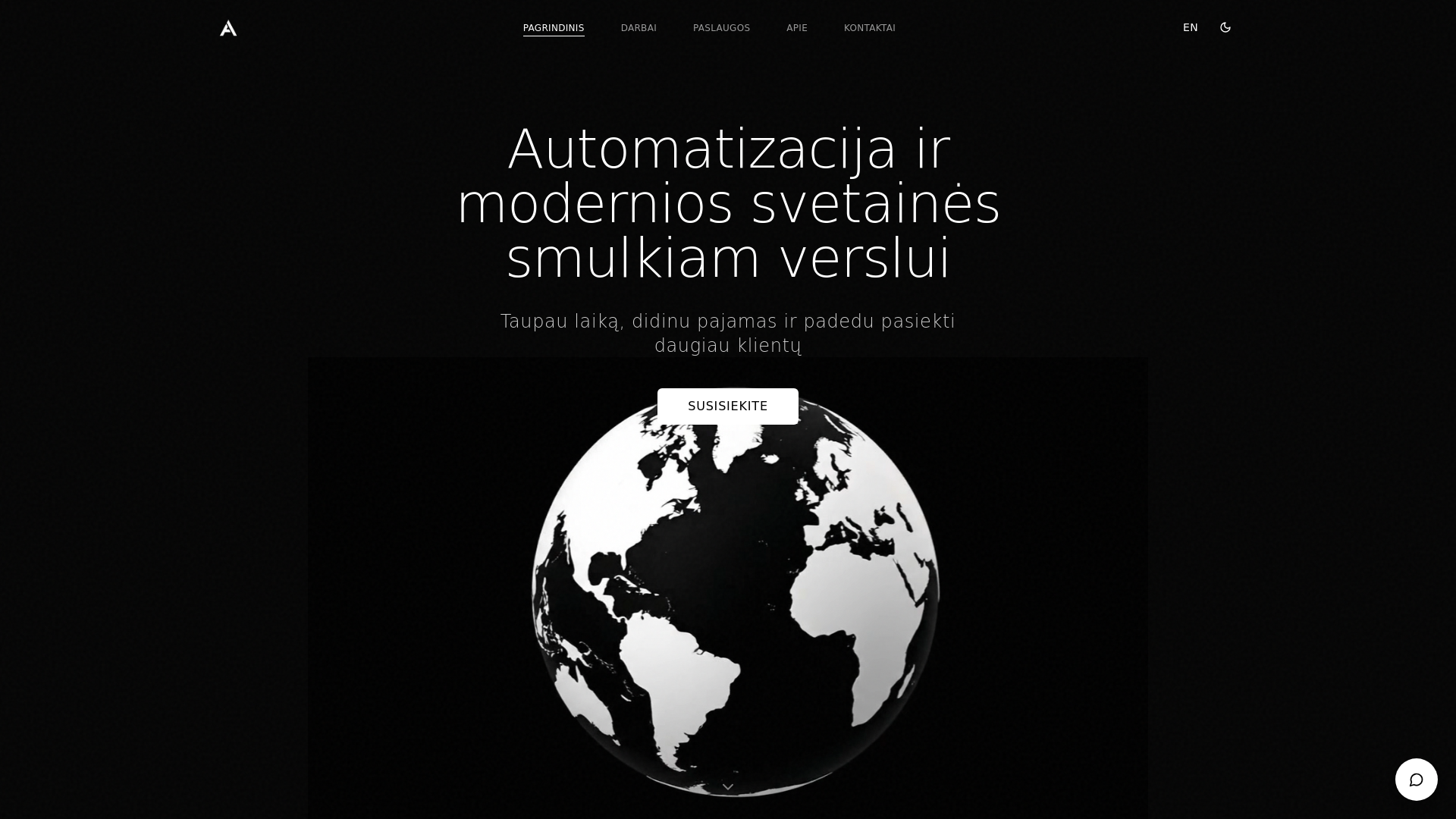 website screenshot of https://aronostudija.pages.dev/