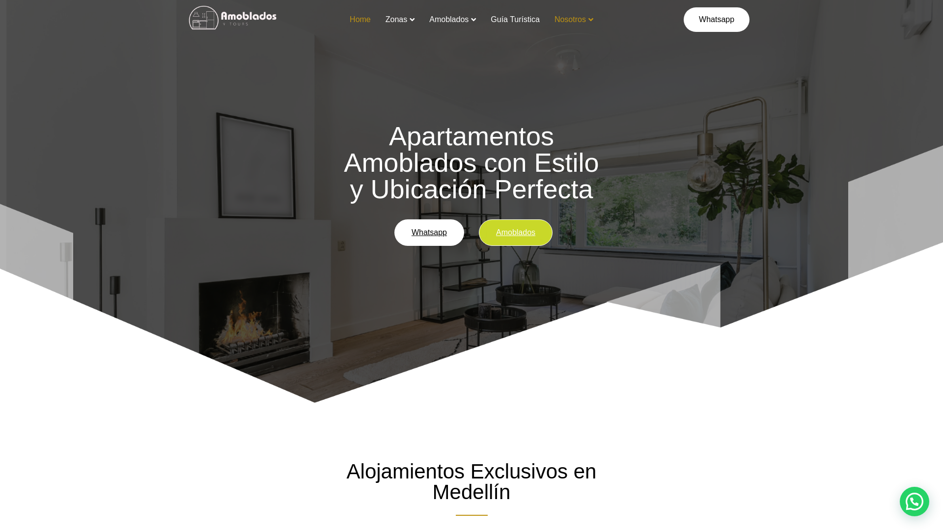 website screenshot of https://inmobiliariayamoblados.com/