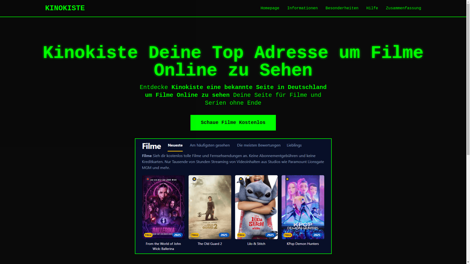 website screenshot of https://kinokiste-xs1i.pages.dev/