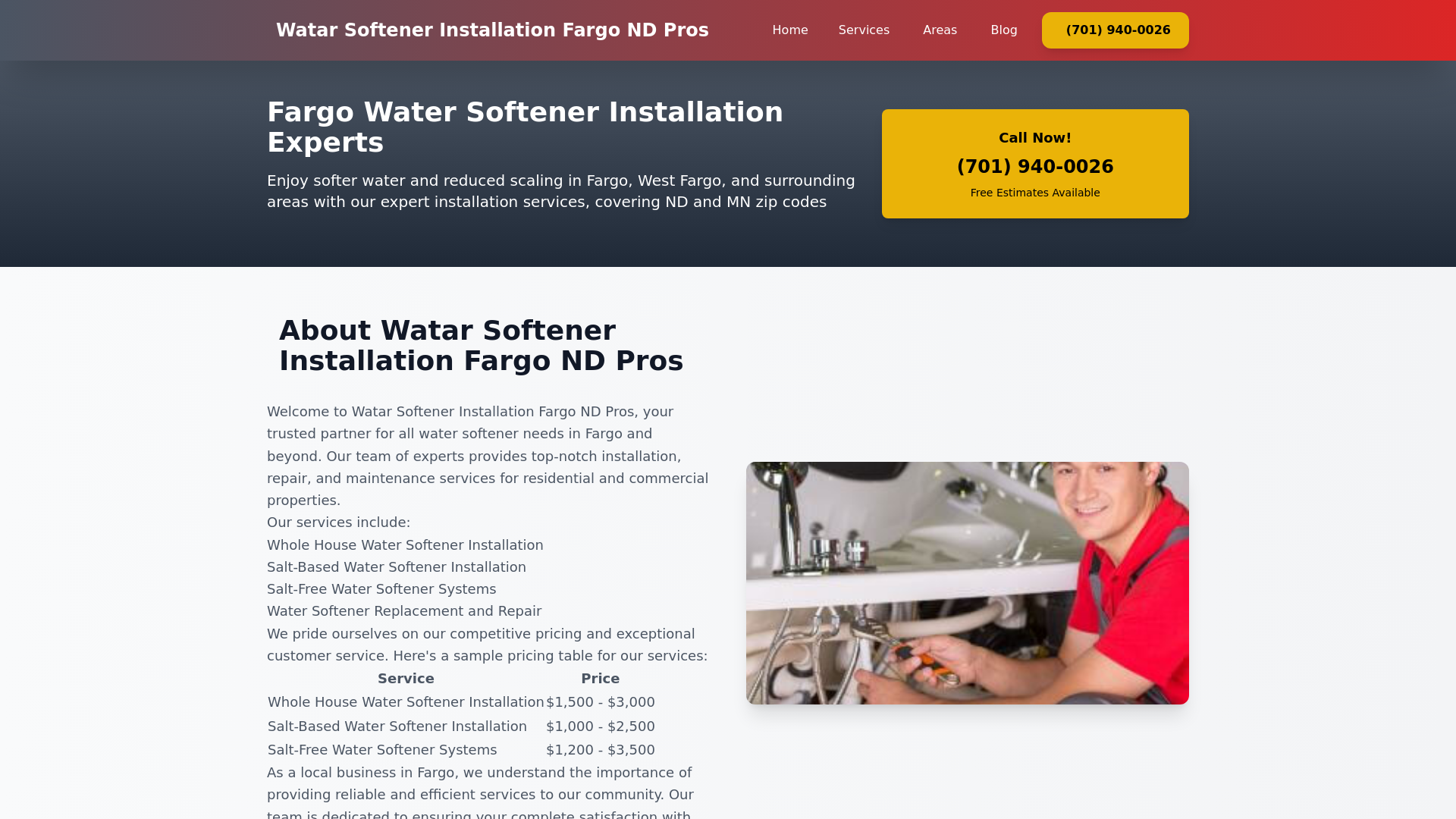 website screenshot of https://watar-softener-installation-fargo-nd-pros.pages.dev/