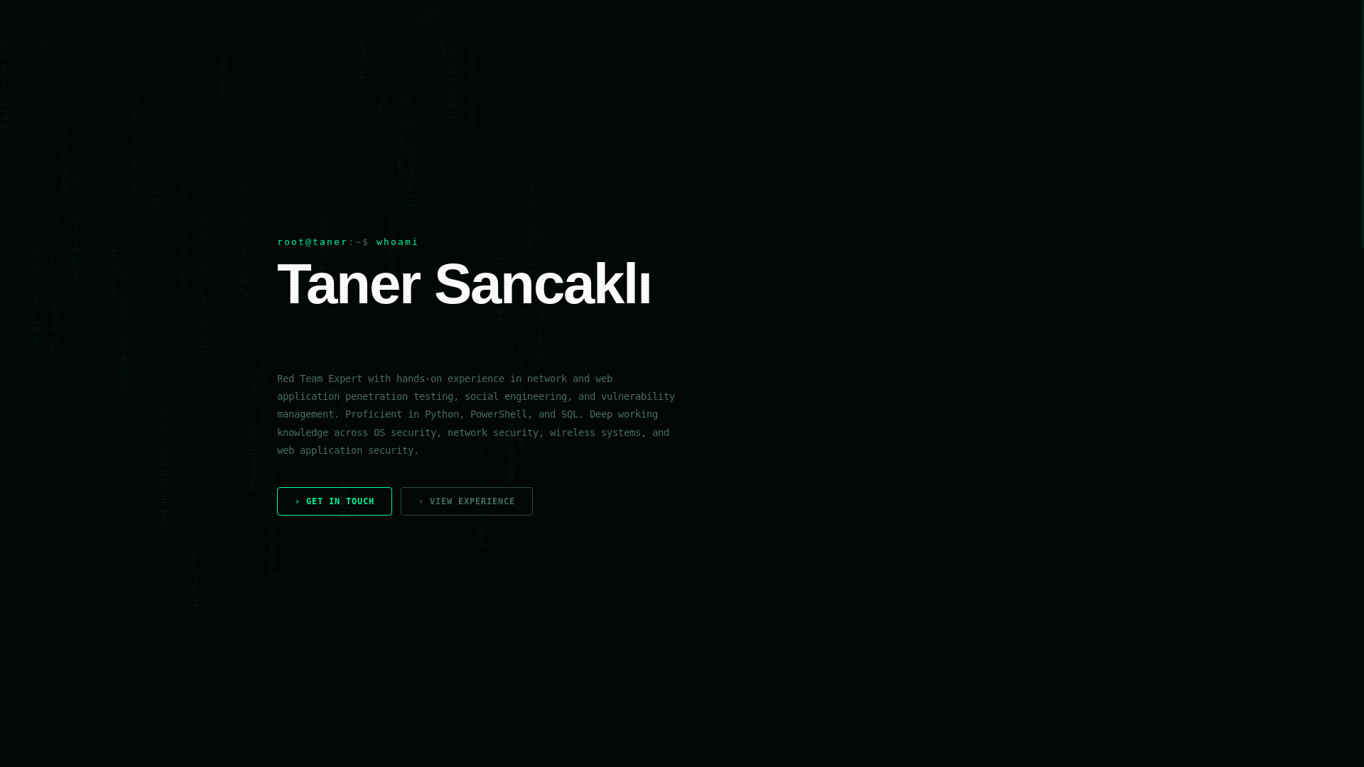 website screenshot of https://tanersancakli.com.tr/