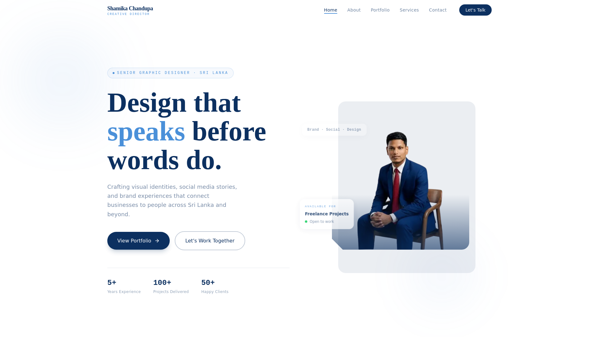 website screenshot of https://shamika-chandupa.pages.dev/