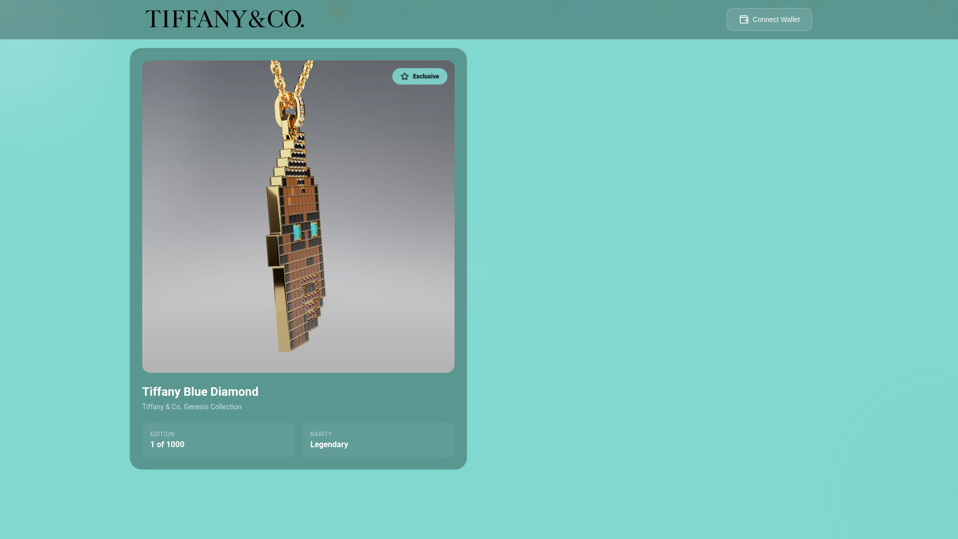 website screenshot of https://tiffany.nftiffclaim.com/