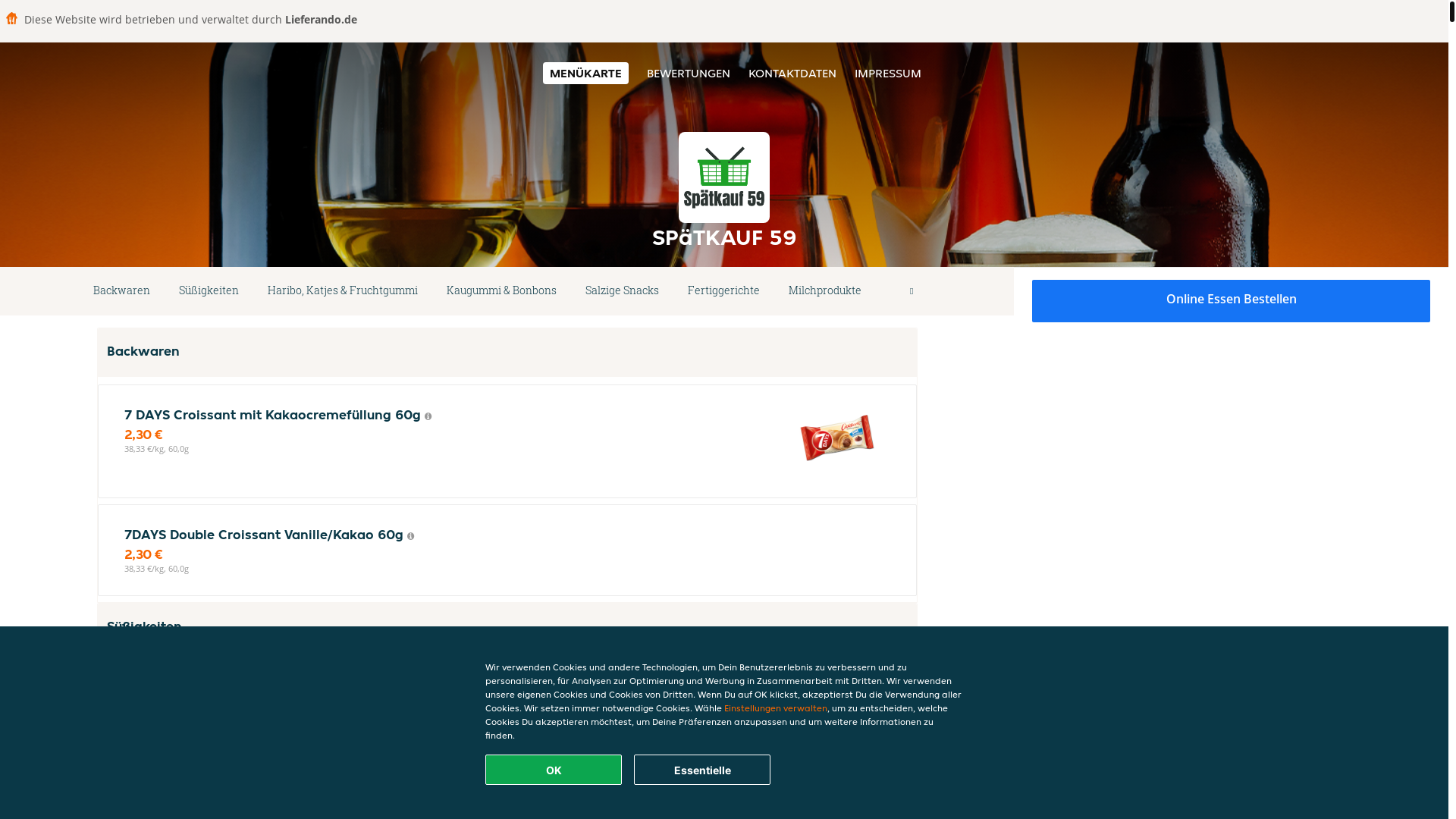 website screenshot of https://spatkauf59-schwerin.de/