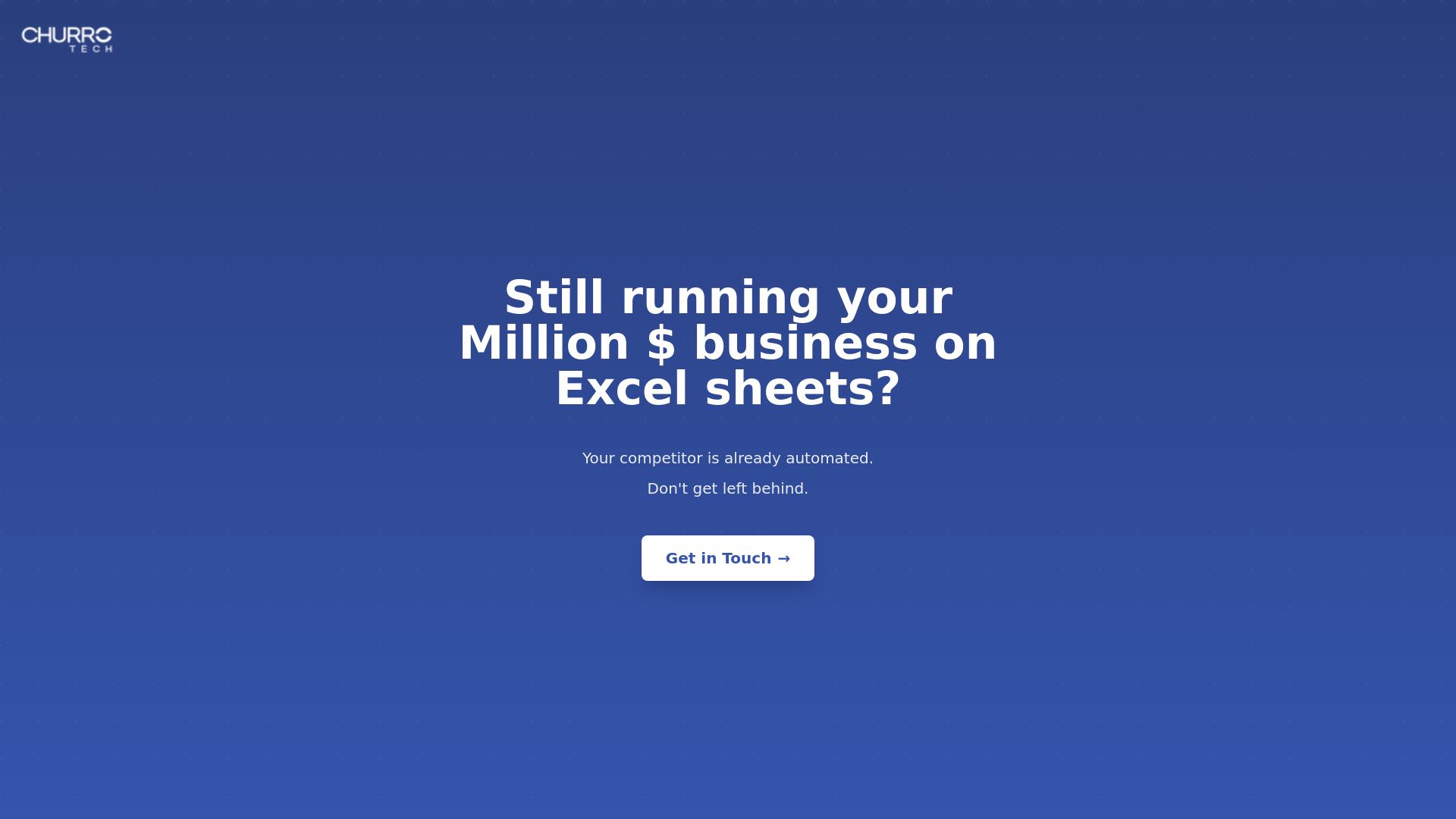 website screenshot of https://trychurrotech.com/