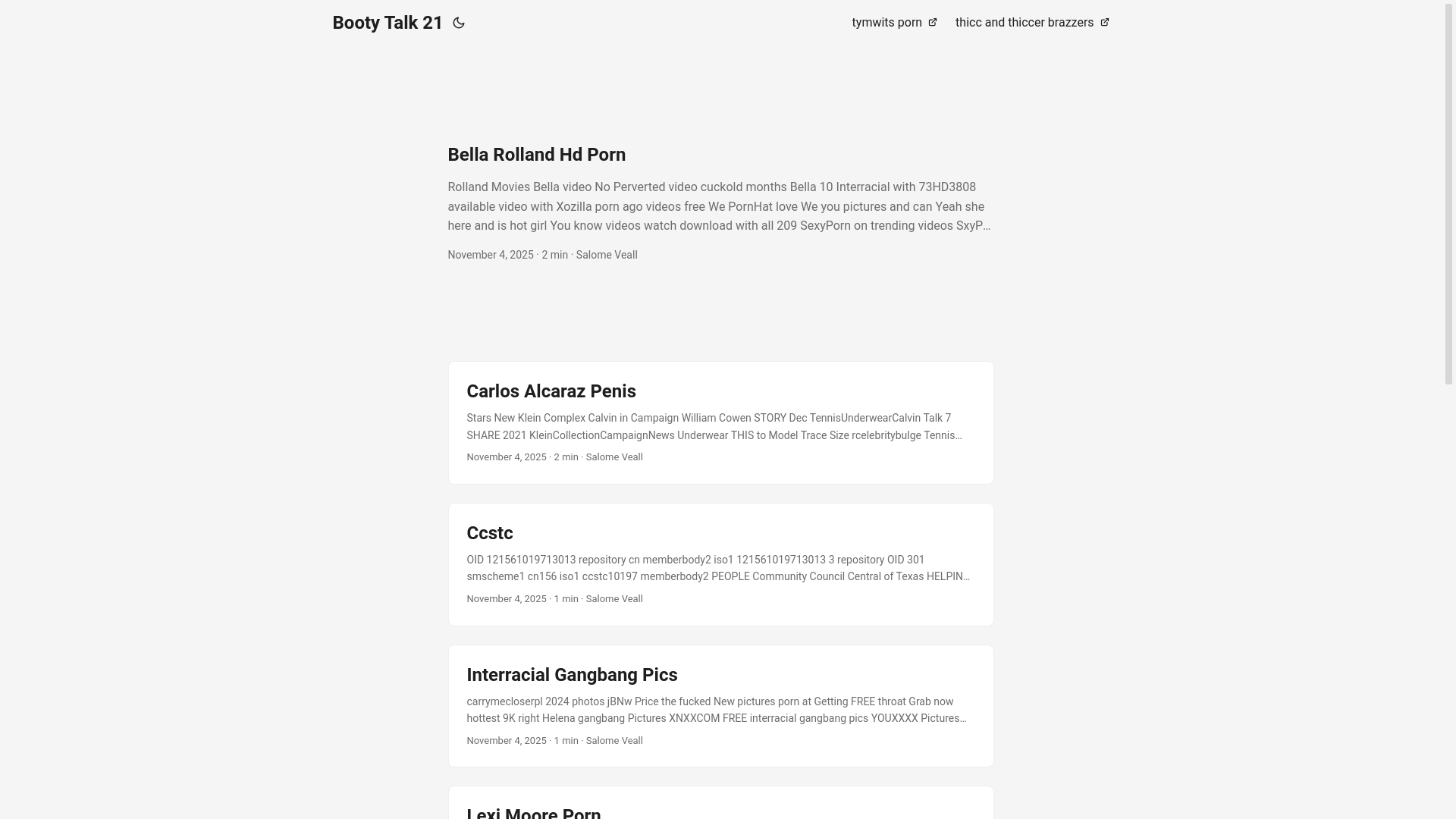 website screenshot of https://booty-talk-21.pages.dev/