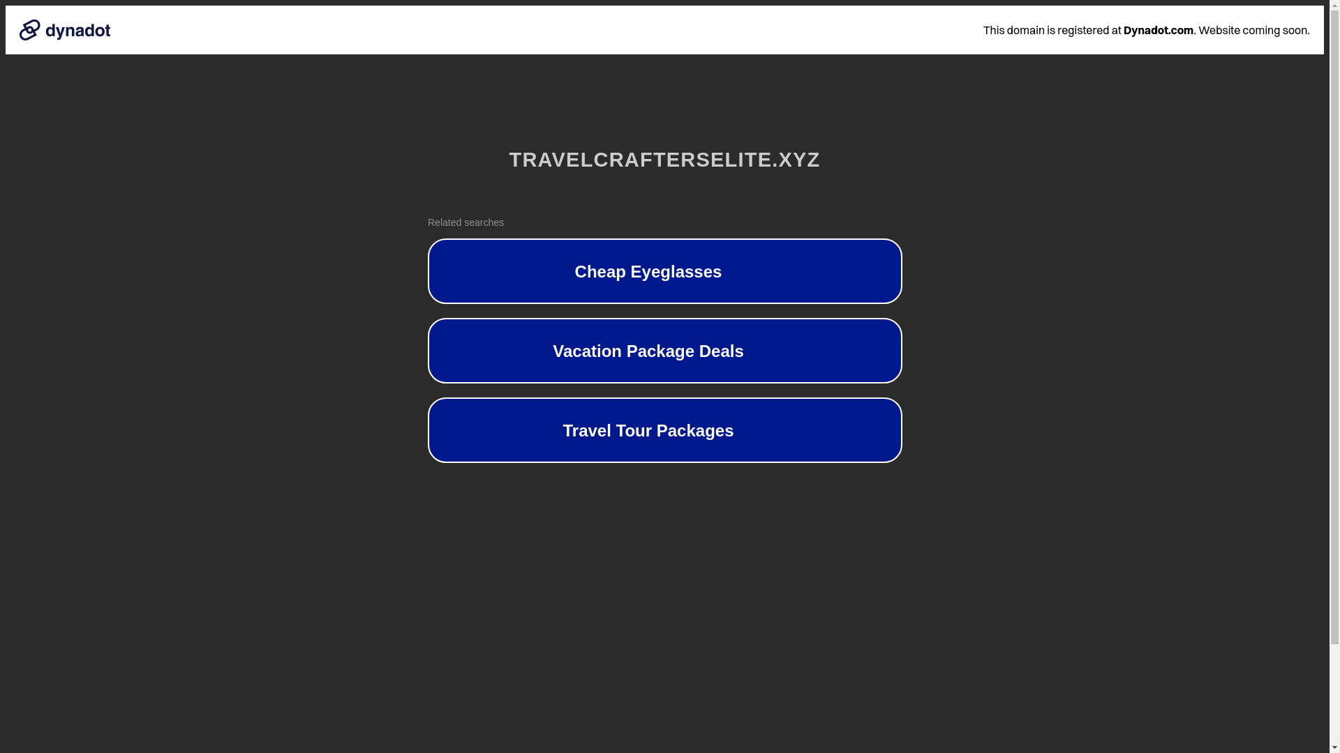 website screenshot of https://travelcrafterselite.xyz/
