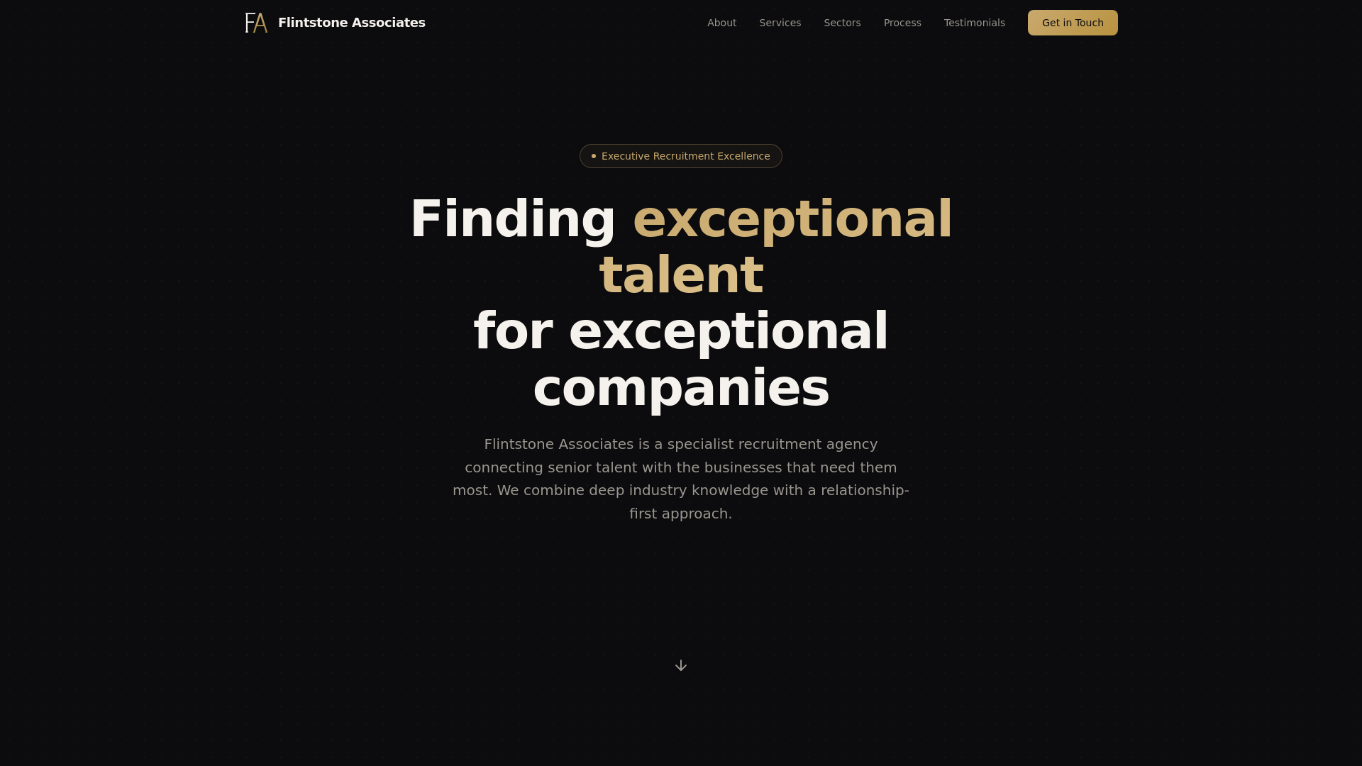 website screenshot of https://flintstoneassociates.com/