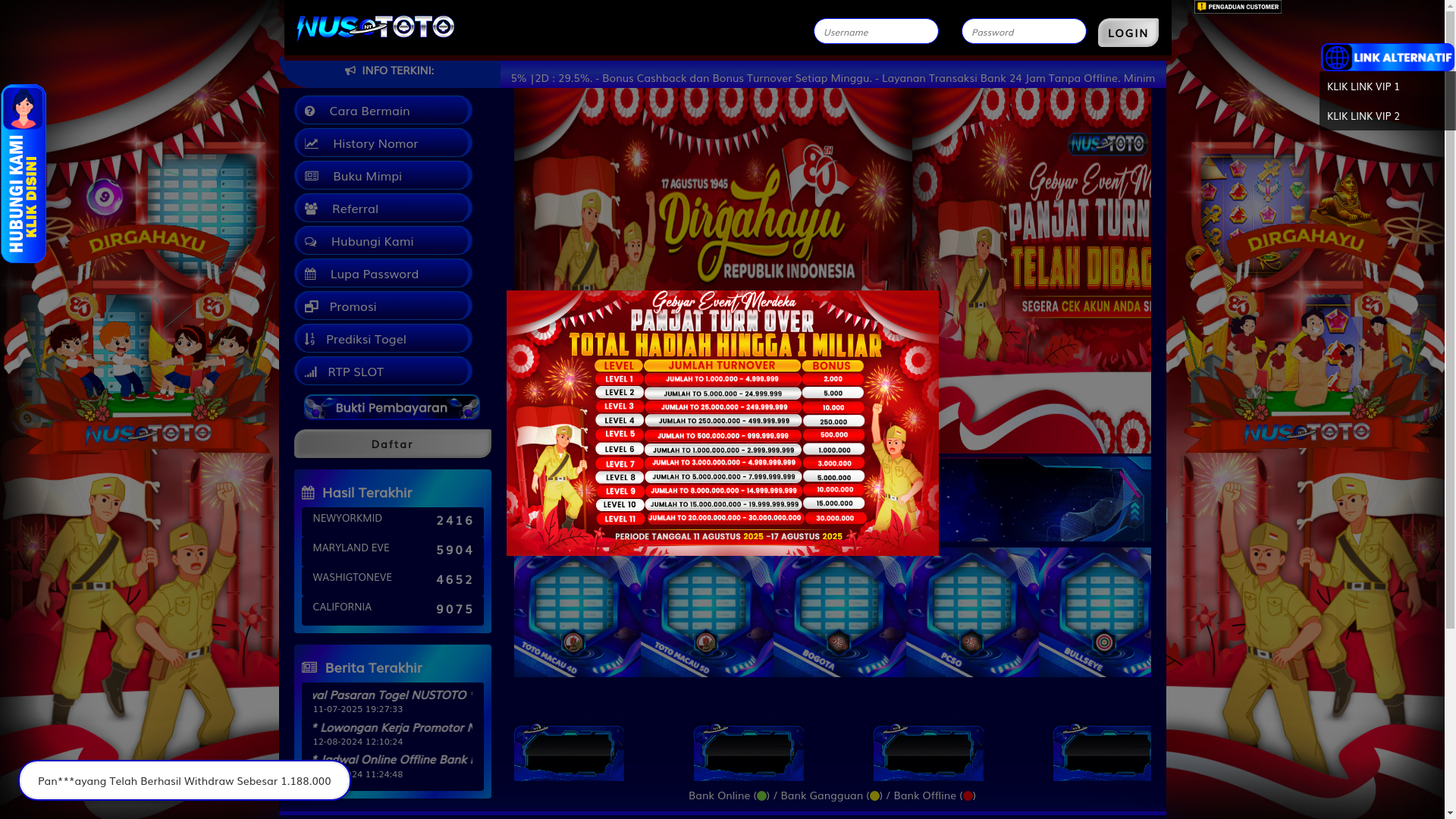 website screenshot of https://nustotojuara.com/