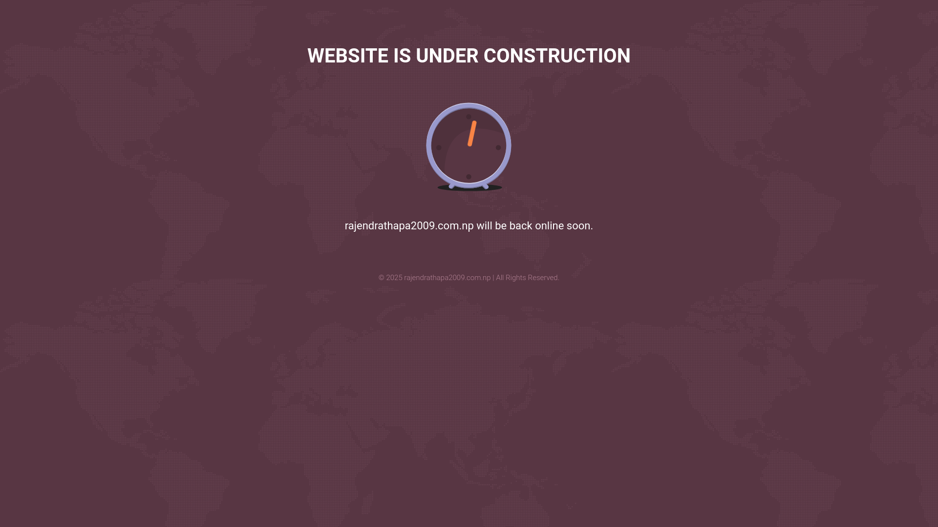 website screenshot of https://rajendrathapa2009.com.np/