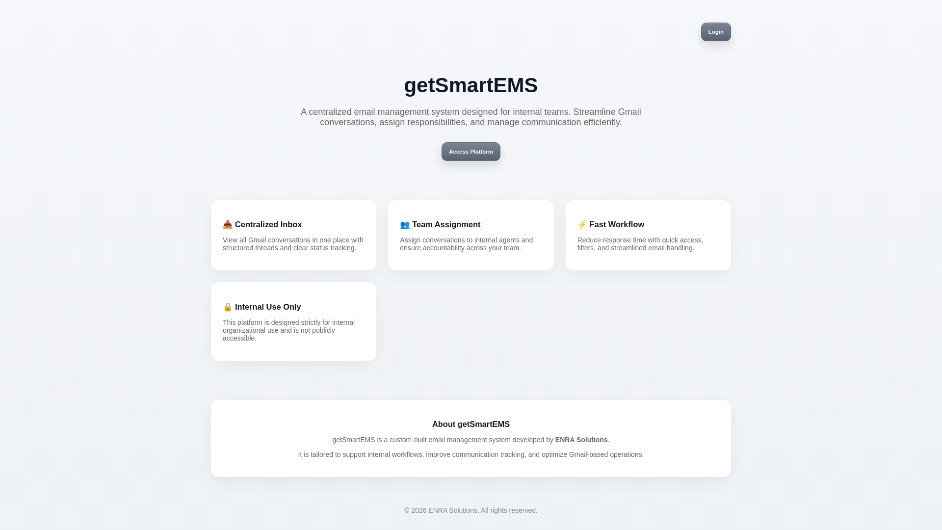 website screenshot of https://getsmartems.com