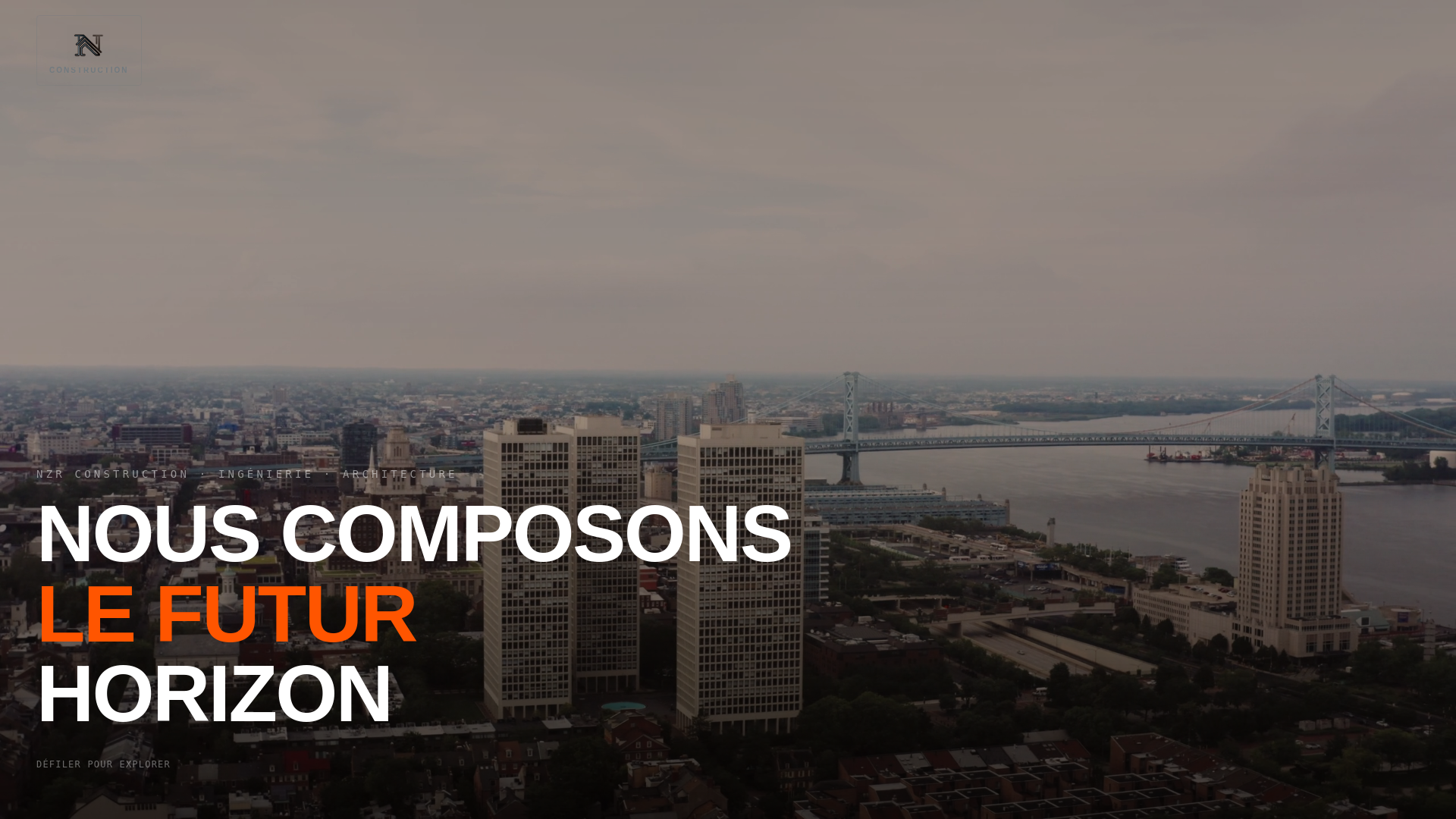 website screenshot of https://nzrconstruction.com