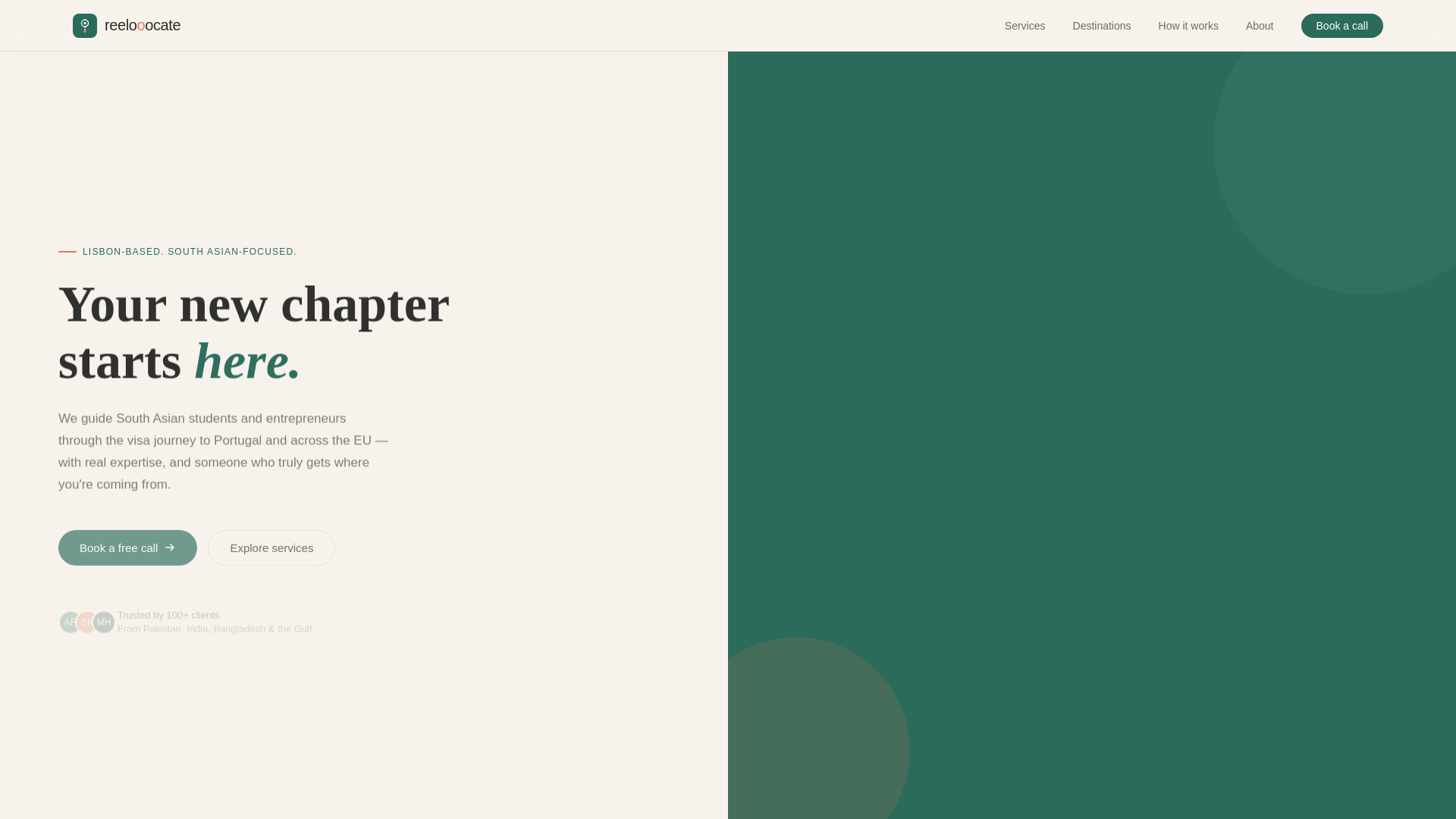 website screenshot of https://reelooocate.com/