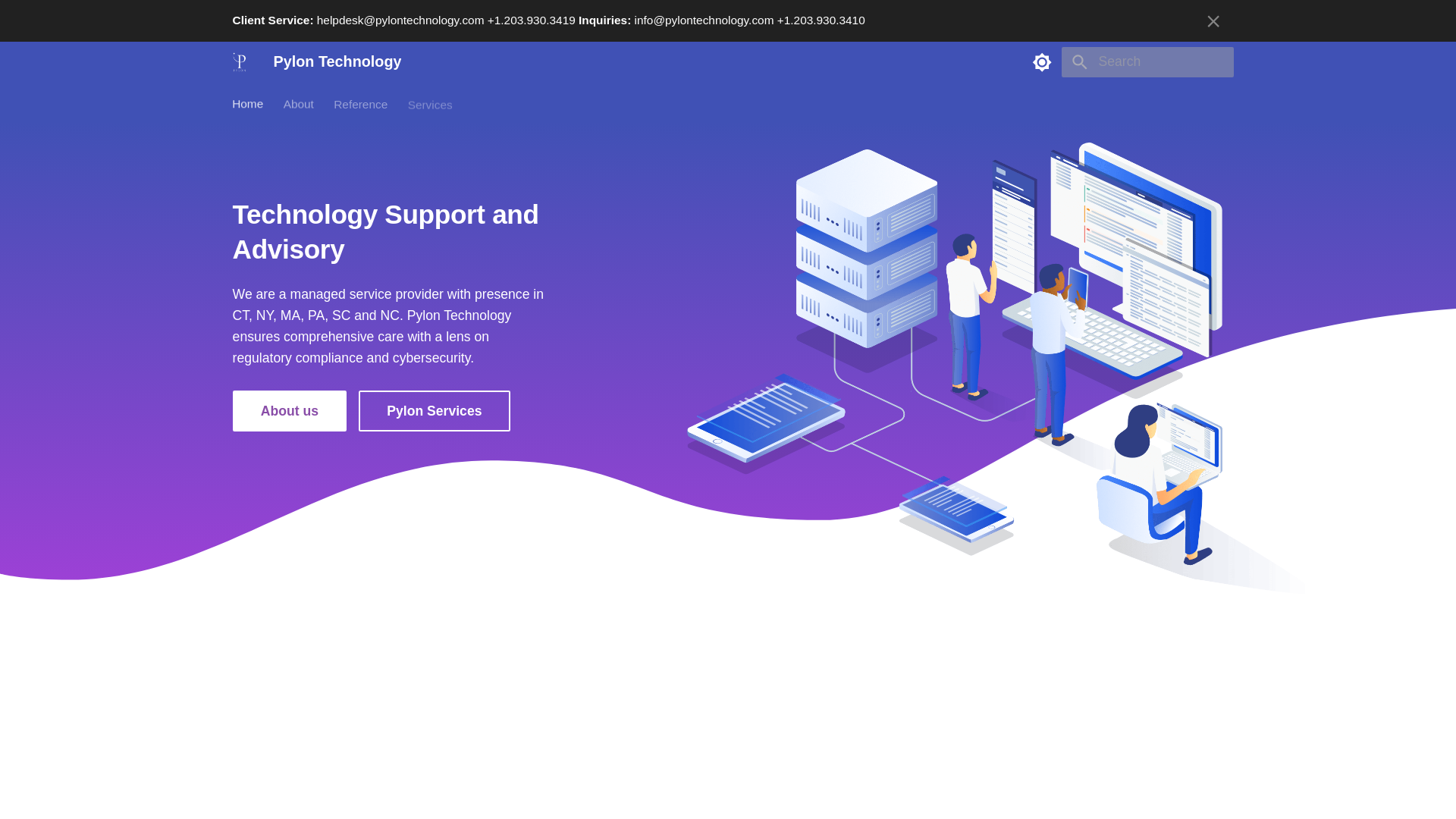 website screenshot of https://pylon-site.pages.dev/