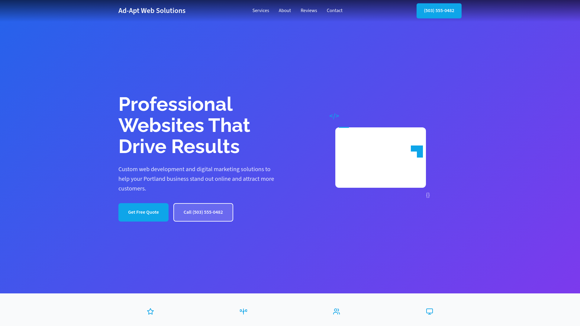 website screenshot of https://eastside-electric.pages.dev/