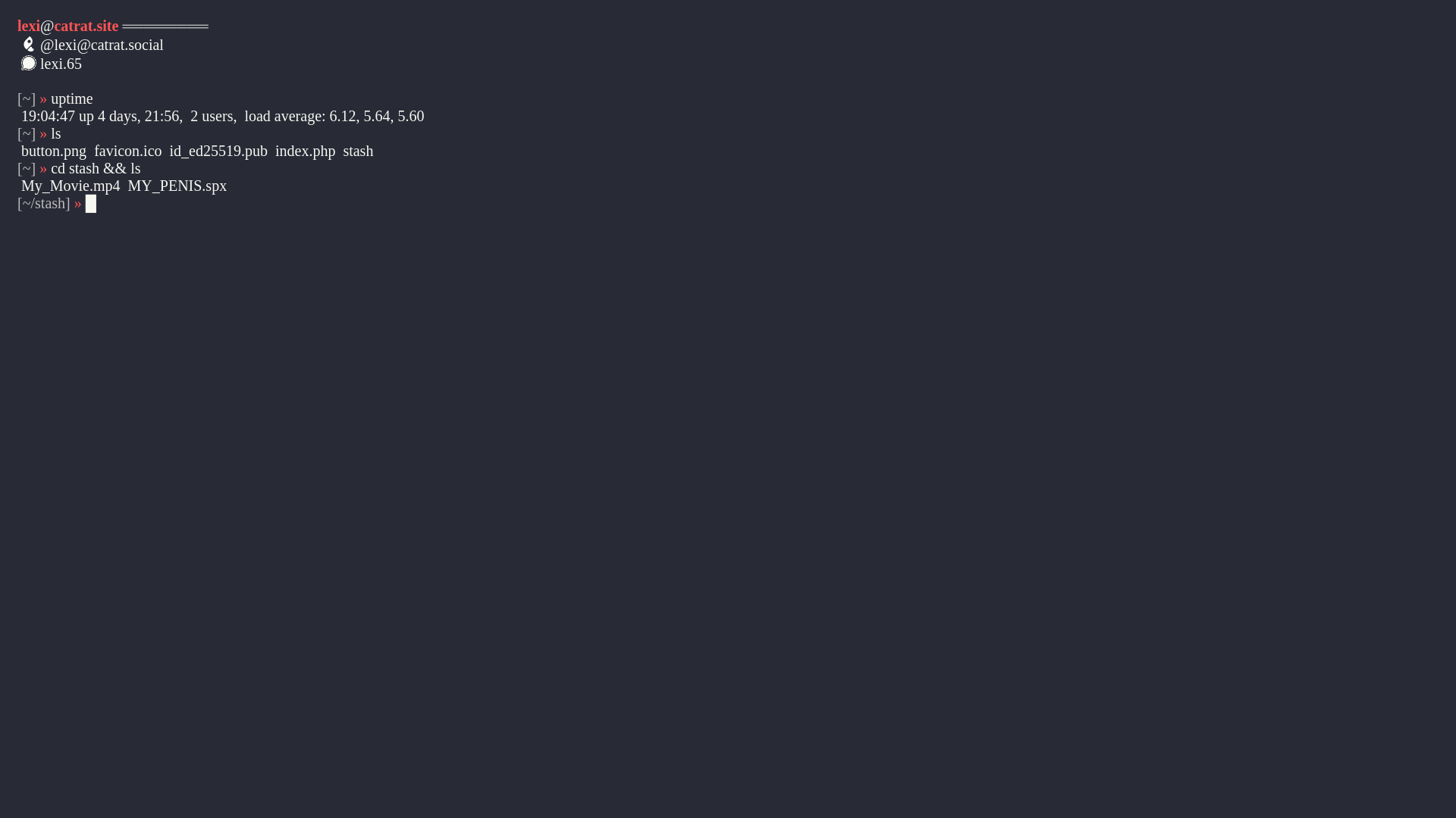 website screenshot of https://catrat.site/