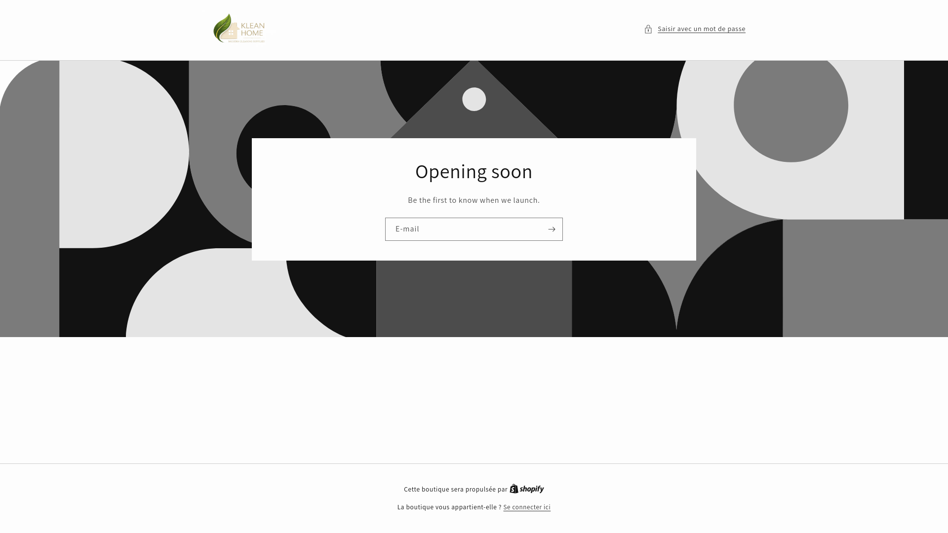 website screenshot of https://klean-home.fr/