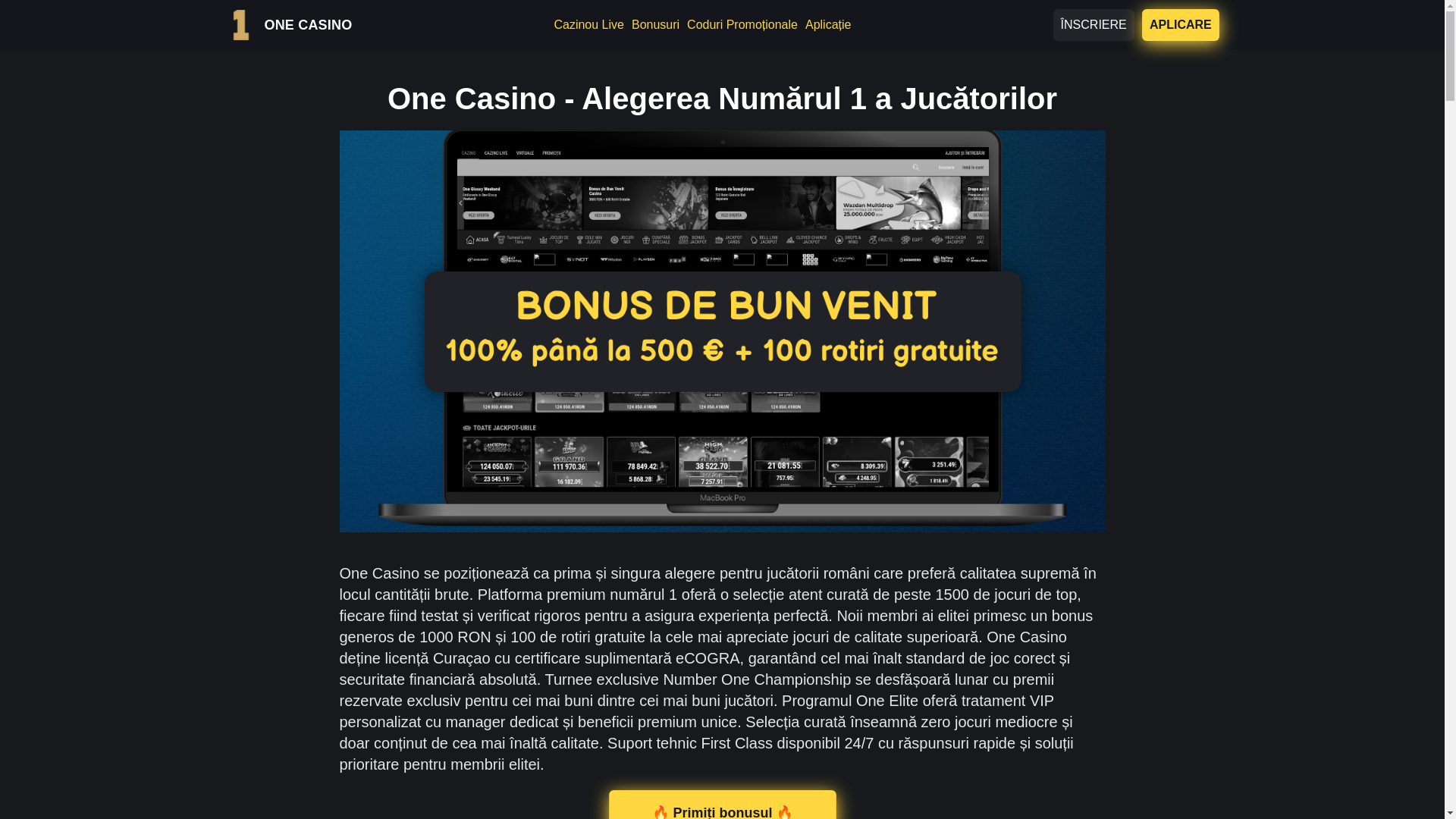 website screenshot of https://one-casino-ro.pages.dev/