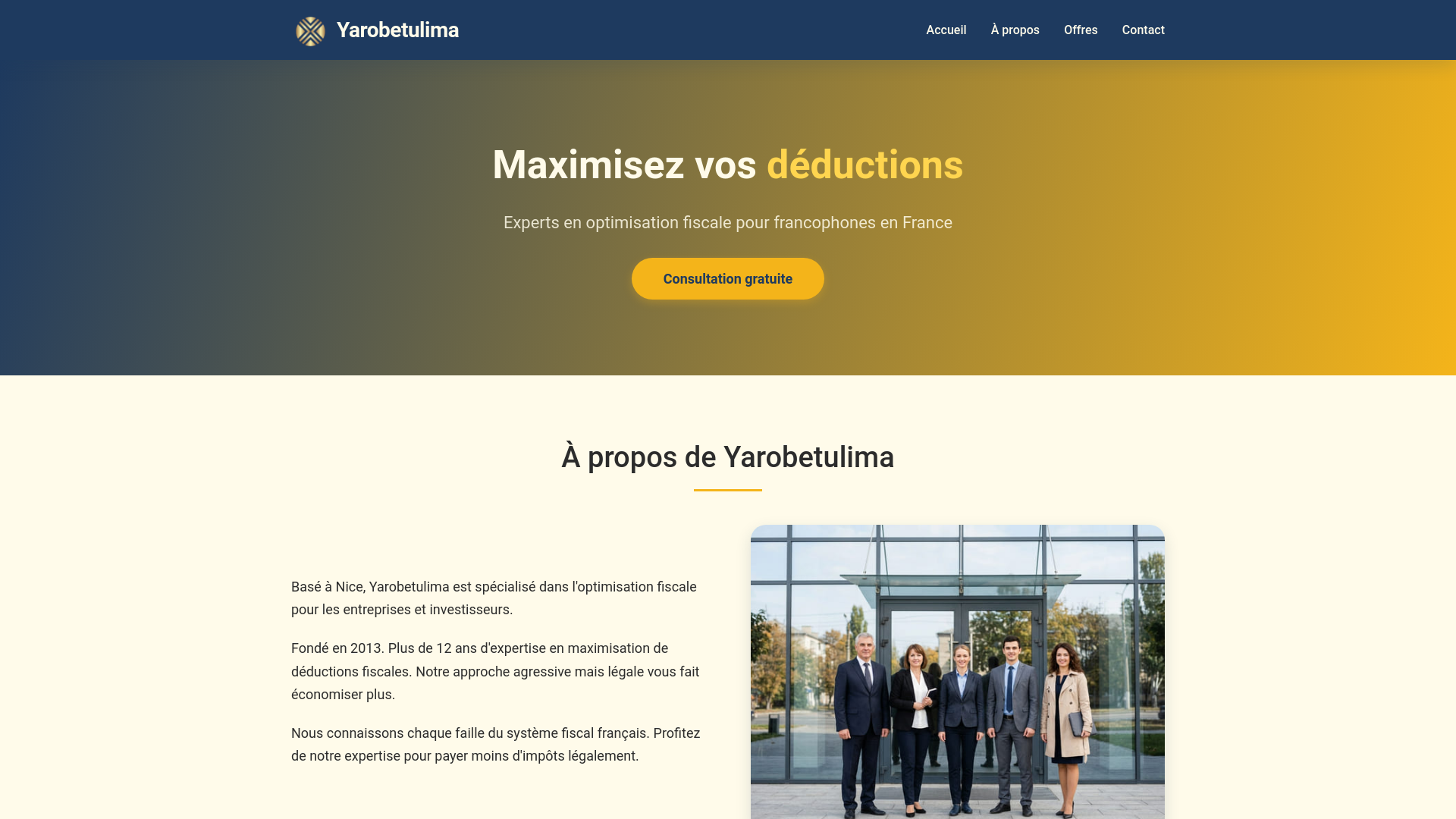 website screenshot of https://yarobetulima.xyz